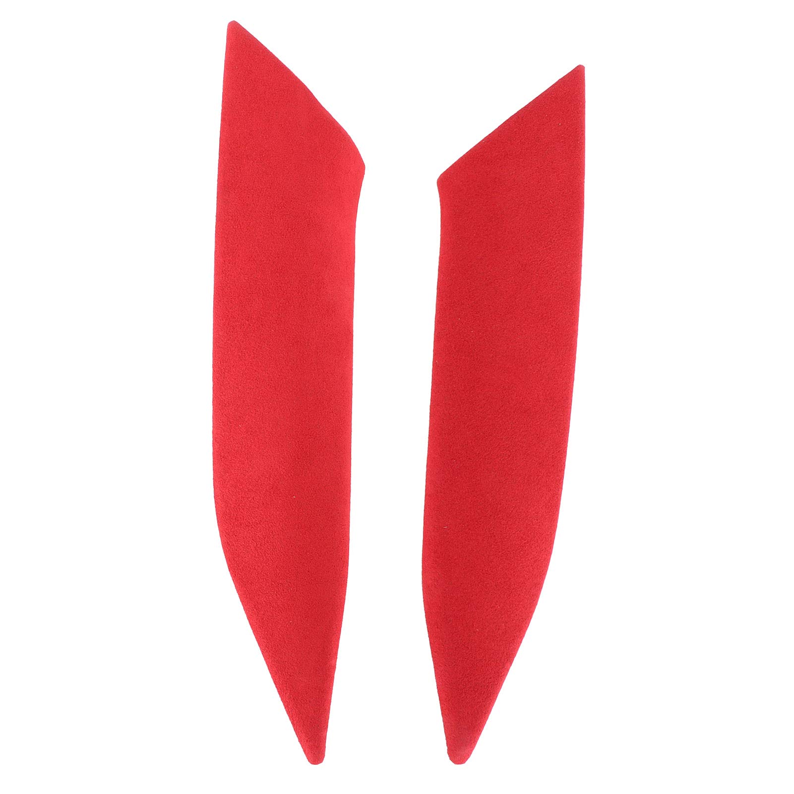 Premium 2-Piece Suede Gear Shifter Cover & Side Panel Trim Set - Compatible with BMW 3 Series G20 G28 2019-2021 (Left Hand Drive) - Red Interior Accessories for Enhanced Grip & Luxury Car Interior Upgrade