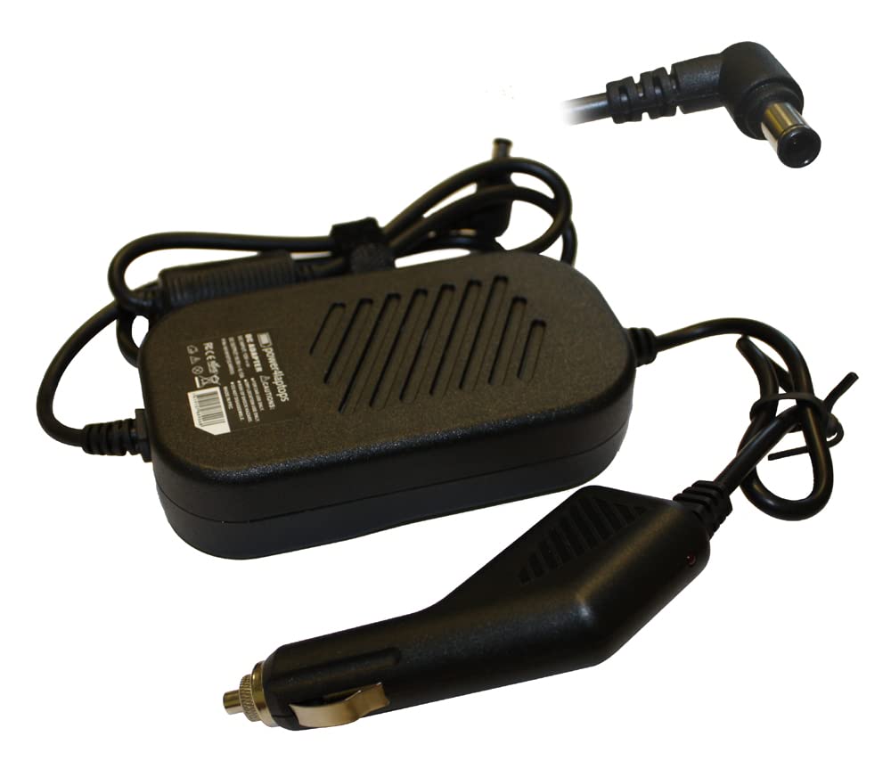 Universal 90W Laptop Car Charger for Sony Vaio VGN-AR270 - DC Power Adapter with LED Indicator | Perfect for Travel, Business Trips & On-the-Go Charging