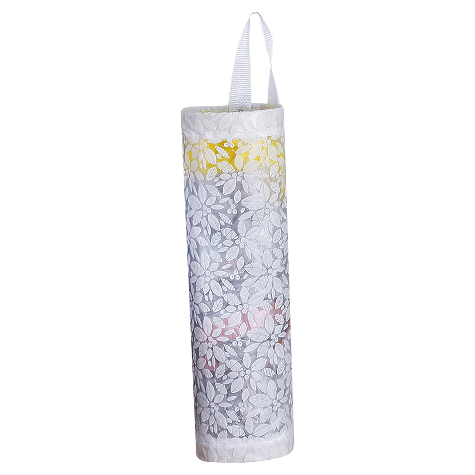 Amikadom Wall Mounted Garbage Bag Holder - Large Capacity Kitchen Organizer for Shopping Bags