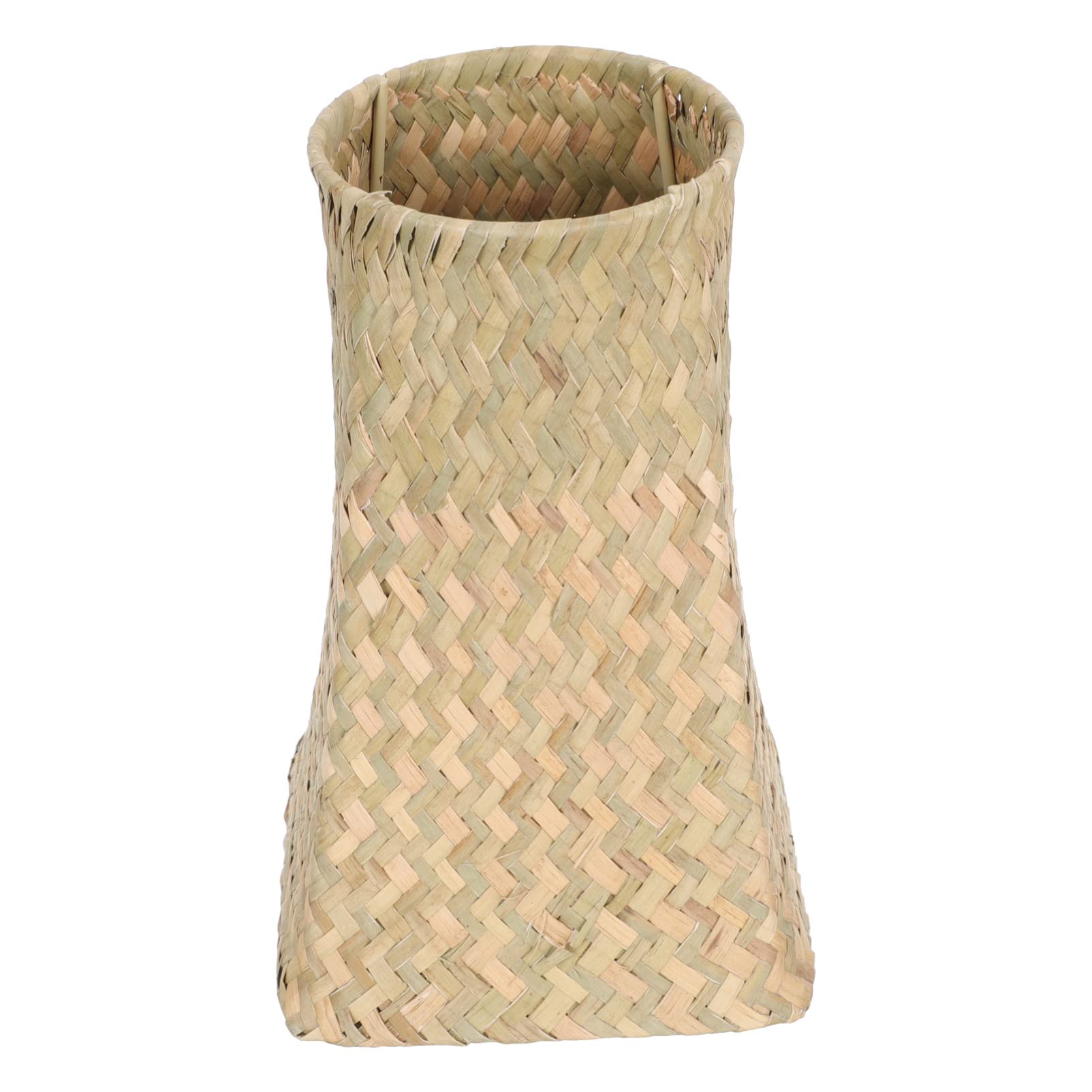 DOITOOL Rustic Straw Woven Flower Pot - Indoor Plant Pot with Rattan Design for Home, Garden & Farmhouse Decor - Perfect for Dried Flower Arrangements, Pencil Holder & Boho Home Decor