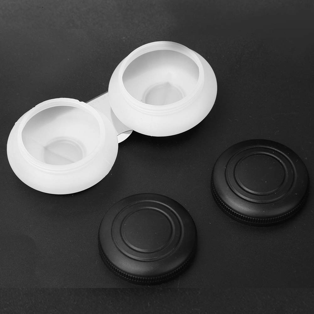 Premium Stainless Steel Oil Painting Palette Cup with Lid - Double Dipper for Acrylic & Oil Paint - Artist Paint Mixing Container for Studio & Outdoor Painting