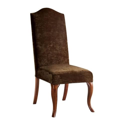 Elk Home 6091822 Truffle Brown 22 Inch Chair Cover - Stretchable Spandex Fabric for Dining Room, Office, or Living Room Furniture Protection