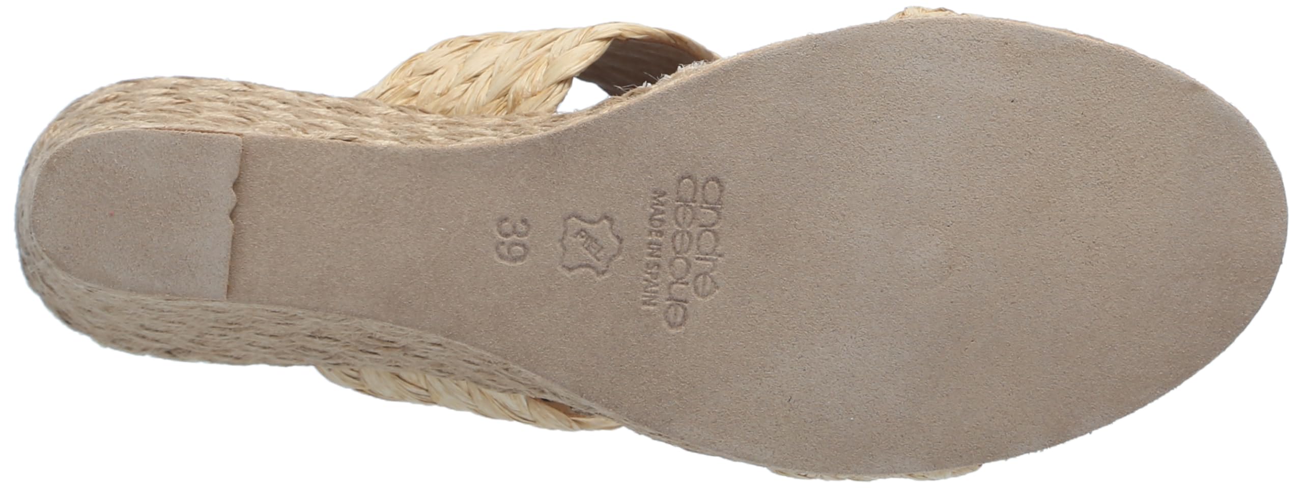André Assous Women's Nolita Raffia Wedge Sandals - Comfortable Summer Beach Shoes for Women, Fashionable Espadrille Wedges for Casual Outings & Vacation