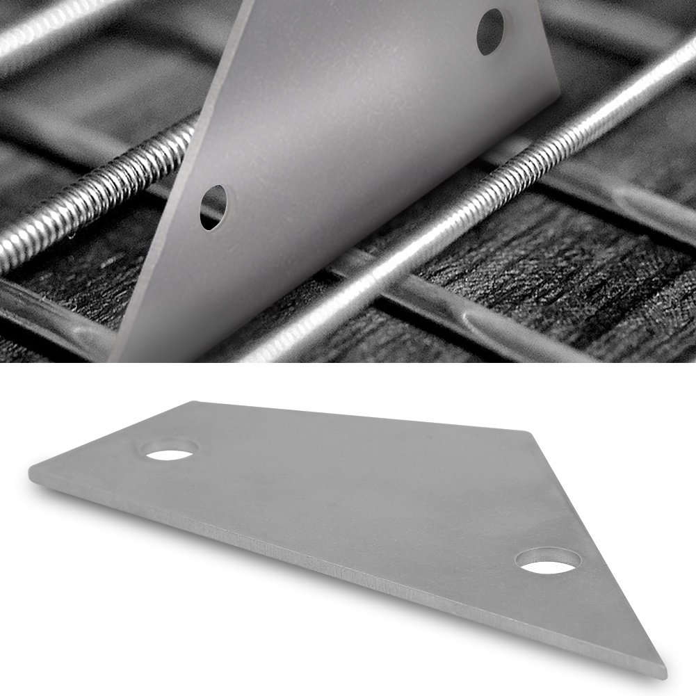 Alomejor Professional Guitar Luthier Tool - Stainless Steel Fret Level Ruler & Rocker Leveling Tool for Guitar & Bass Fretboard Maintenance - Perfect for DIY Guitar Repair, Setup, and Professional Luthier Work