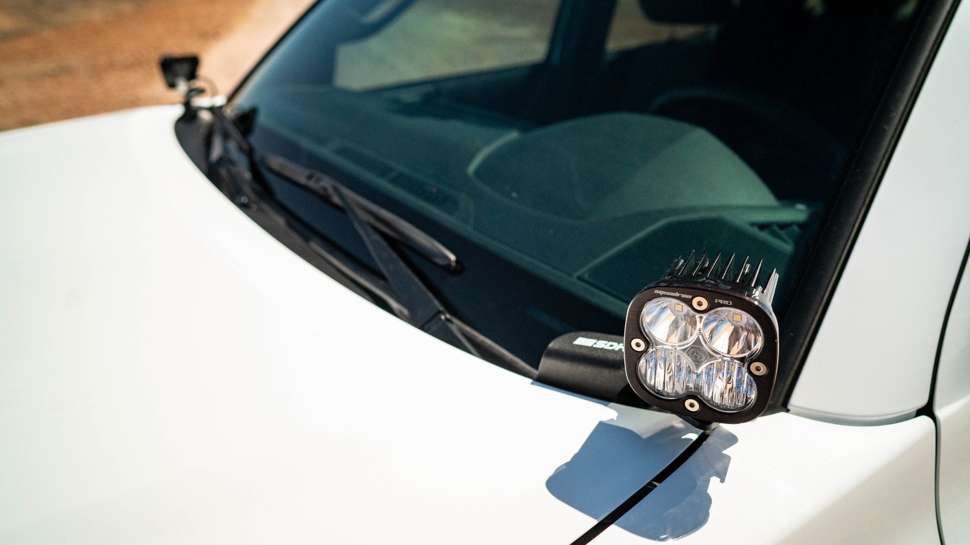 16-23 Toyota Tacoma SDHQ Built A-Pillar Light Mounts - Heavy Duty Off-Road LED Light Brackets for Enhanced Night Visibility (Perfect for Overlanding, Rock Crawling & Night Trail Adventures)