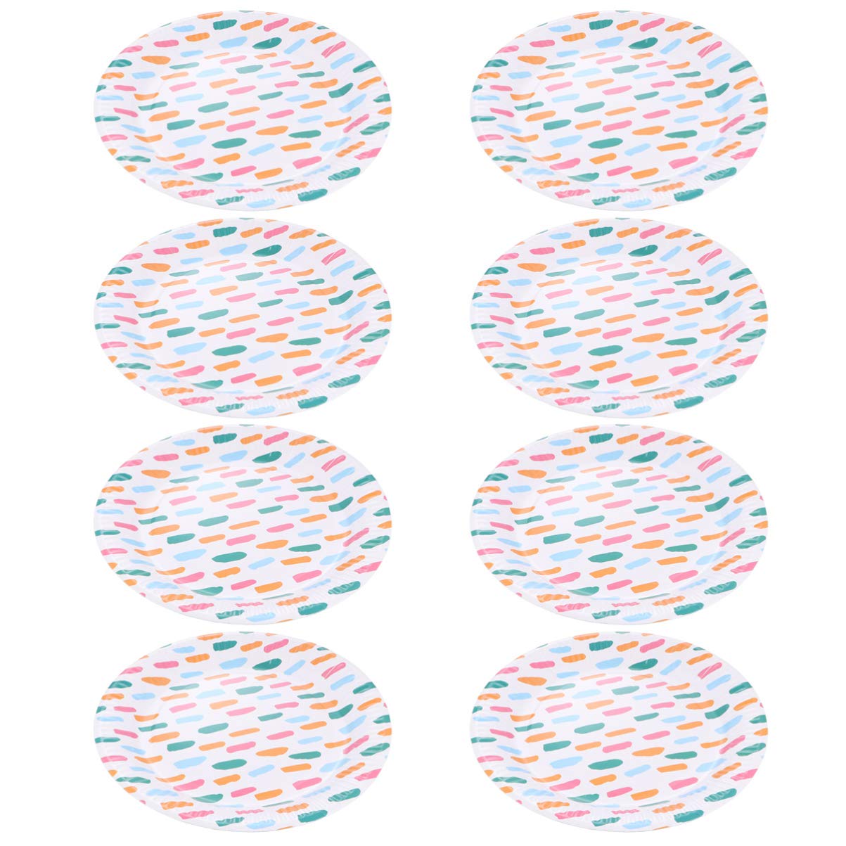 Eco-Friendly Disposable Party Plates - 8 Pack Biodegradable Paper Dessert Plates for Weddings, Birthdays & Dinner Parties | Perfect for Cake, Cupcakes & Snacks