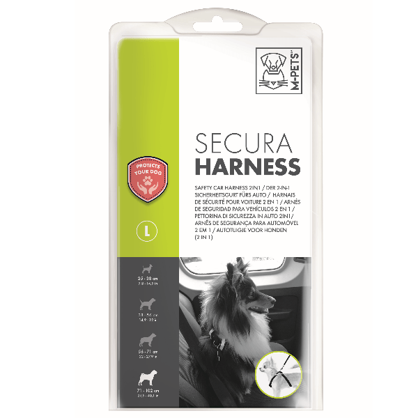 Secura Safety Car Harness for Dogs - Crash Tested Pet Seat Belt for Cars - Secure Travel for Small, Medium & Large Breeds - Perfect for Road Trips & Vet Visits