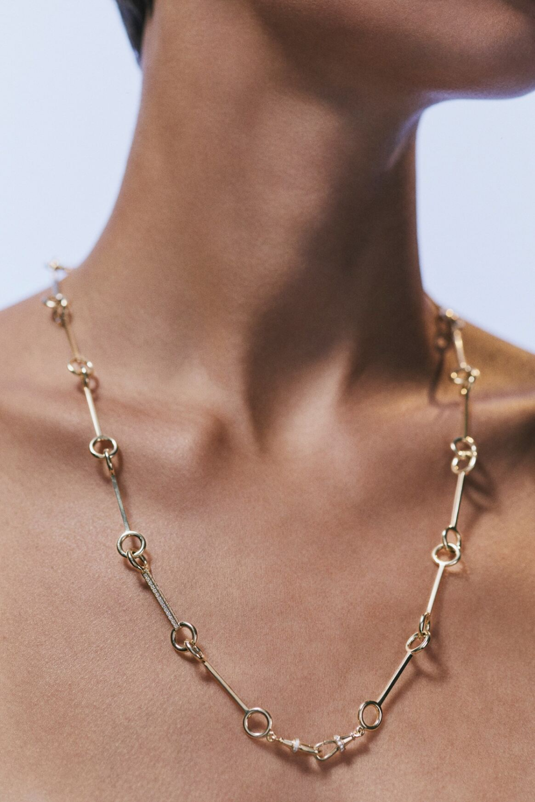 60cm Stick Chain Necklace - Trendy Adjustable Layering Chain for Women & Men | Perfect for Everyday Wear, Layering & Gift Giving