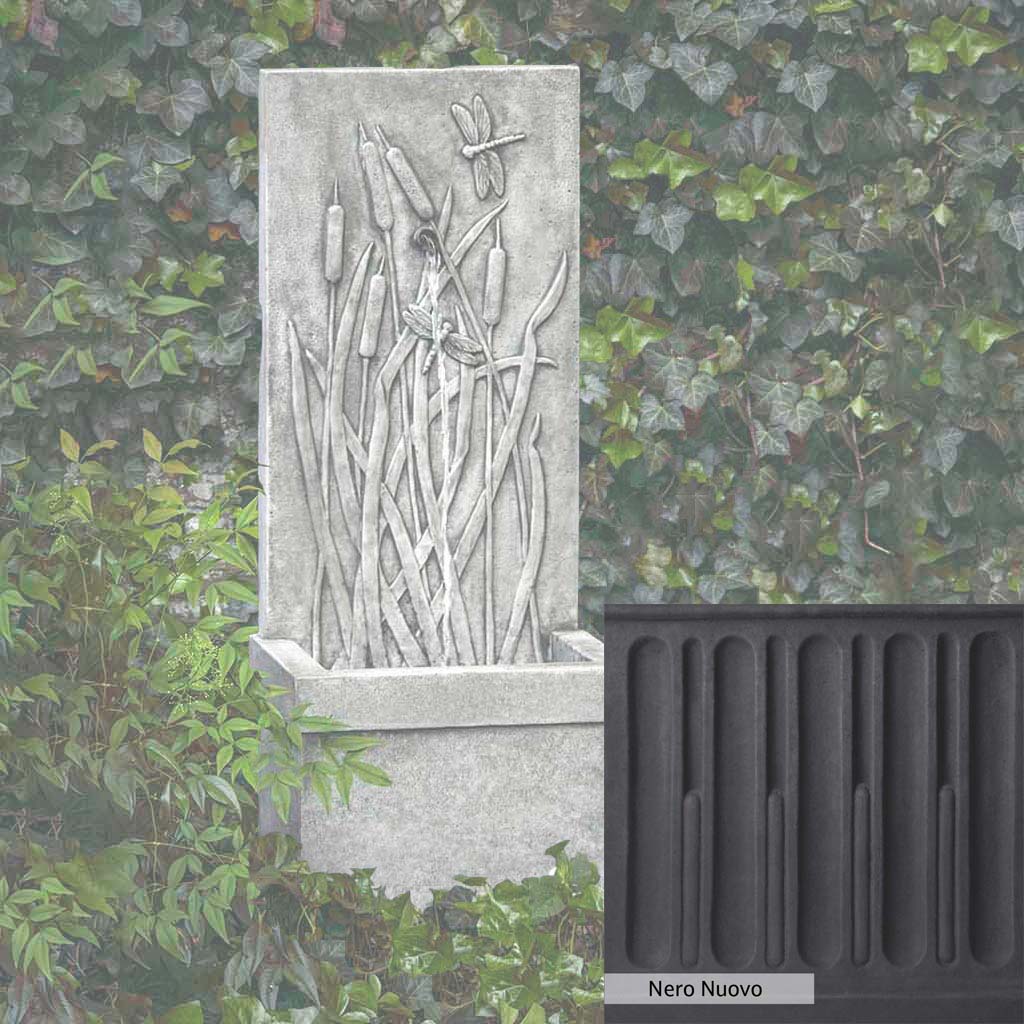 Campania International Dragonfly Wall Fountain - Outdoor Garden Water Feature for Patio, Yard, and Backyard Decor - Relaxing Zen Waterfall for Home & Garden