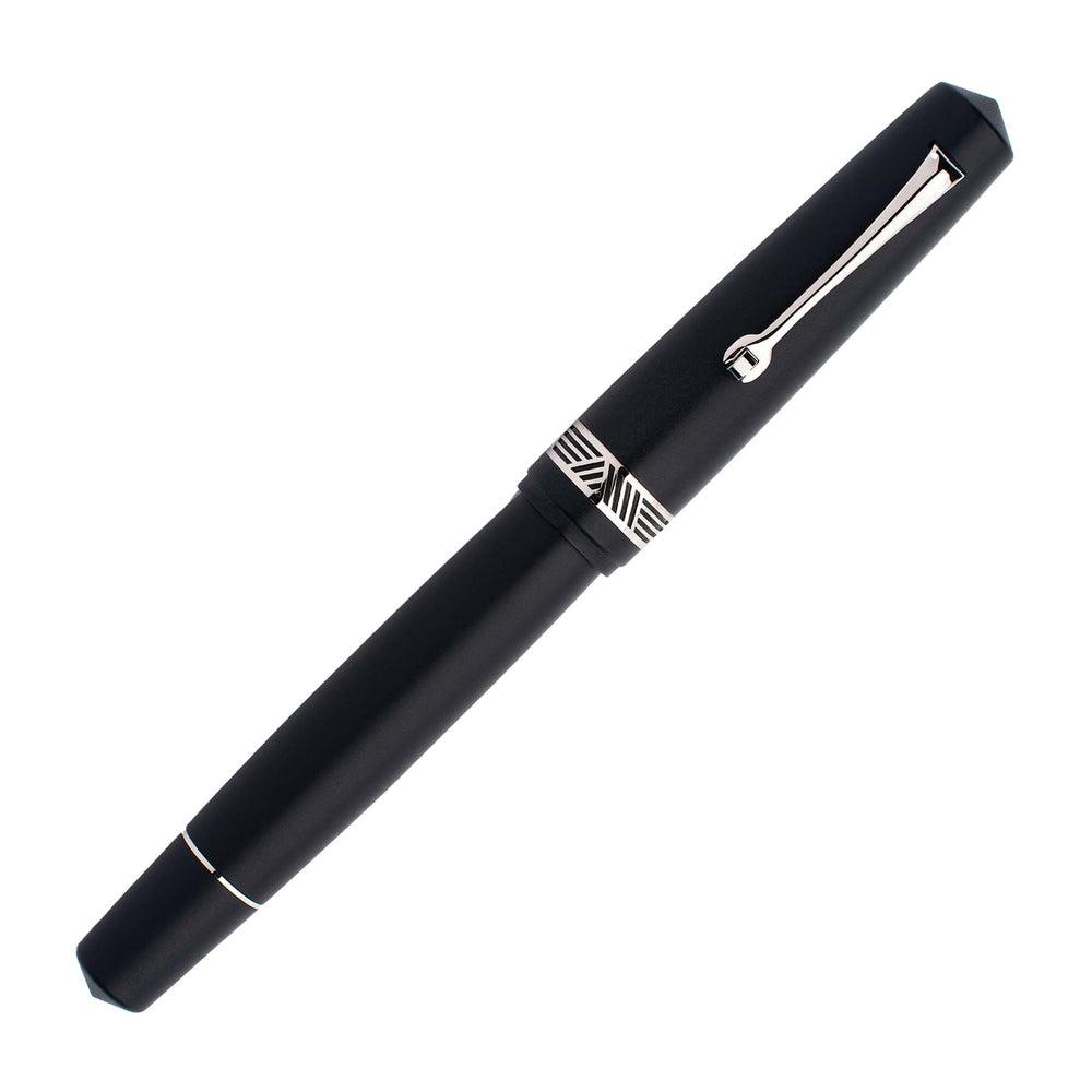 Leonardo Fountain Pen Momento Magico 14K Gold Nib - Black Matte Limited Edition 2022 - Premium Writing Instrument for Calligraphy, Journaling & Gift Giving