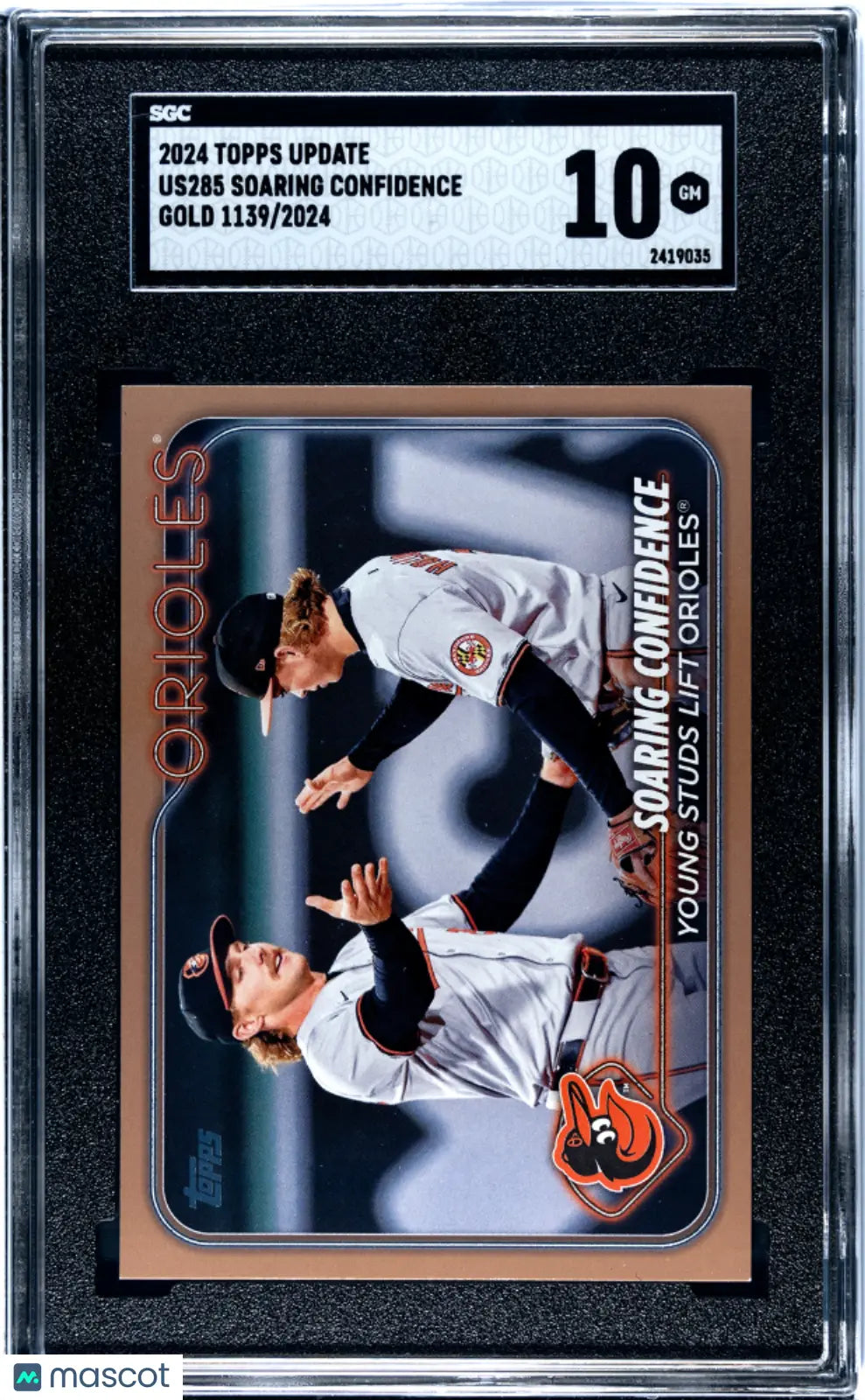 2024 Topps Update Soaring Confidence #US285 Gold SGC 10 /2024 - Rare Baseball Trading Card for Collectors & Investors - Perfect for Display, Gifts & Sports Memorabilia Collections