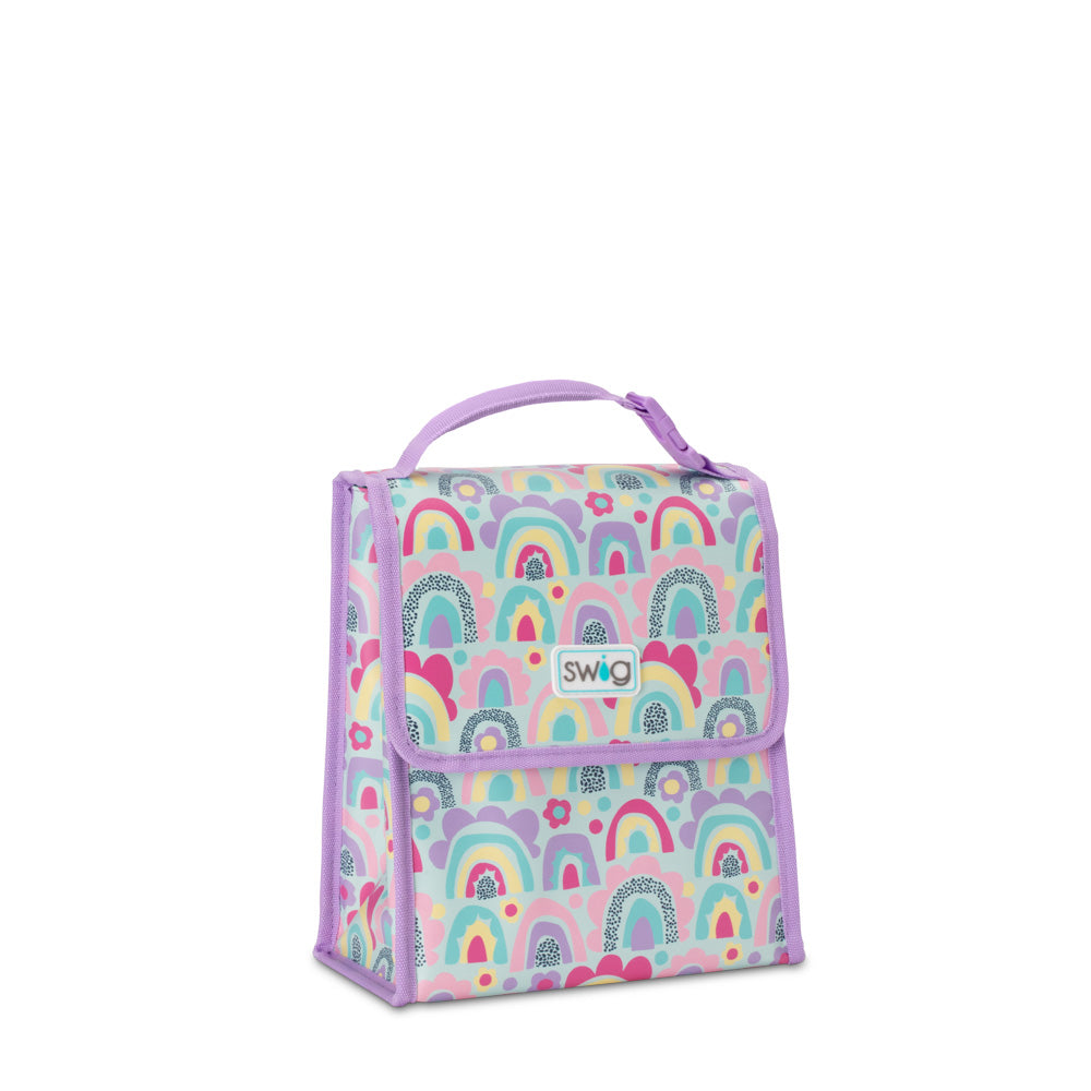 Rainglow Foldable Lunch Box Bundle - Insulated Bento Box for School, Work & Picnics - Leakproof & Eco-Friendly Meal Prep Containers
