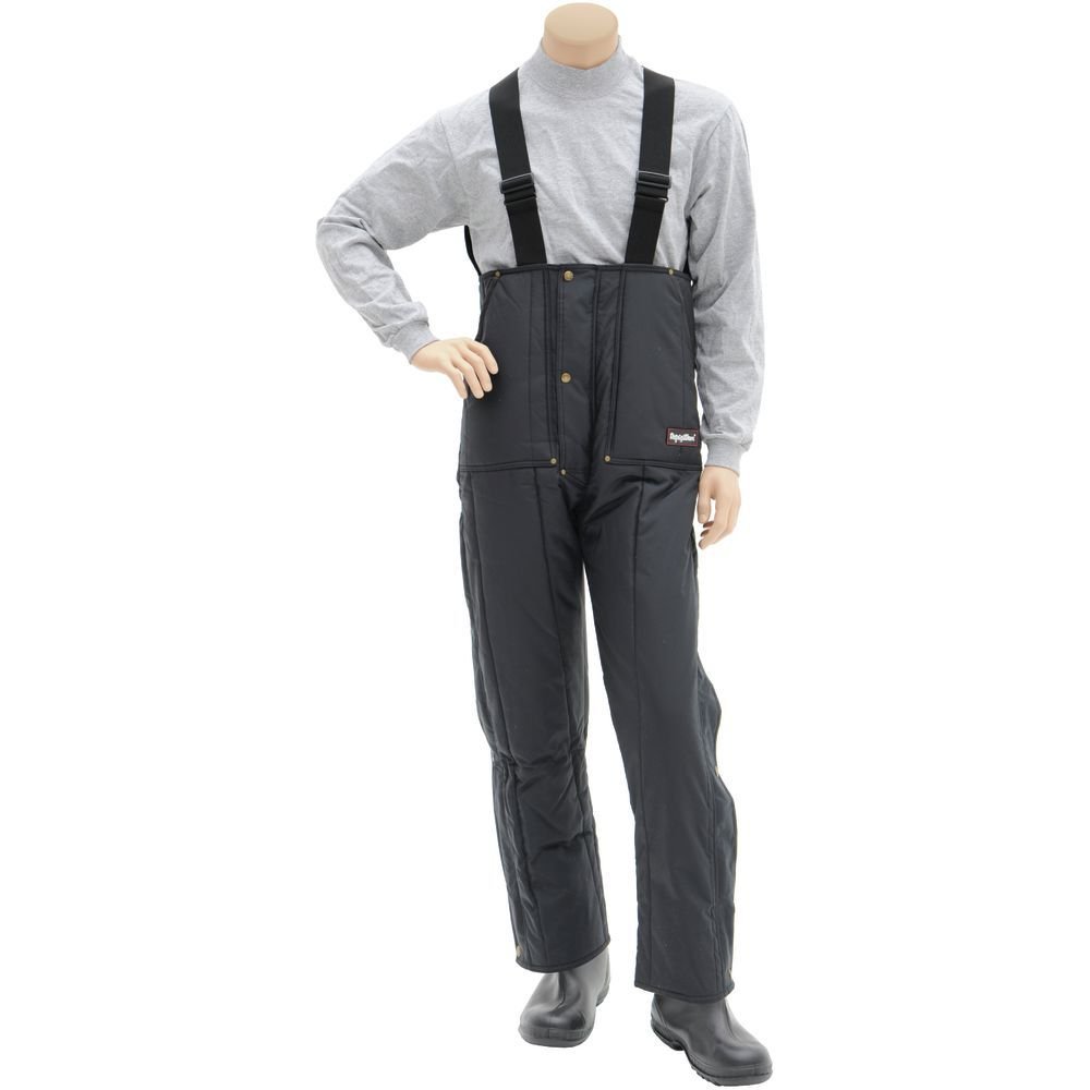 RefrigiWear Men's Insulated Bib Overalls for Cold Weather - Heavy Duty Workwear for Hunting, Farming & Outdoor Jobs