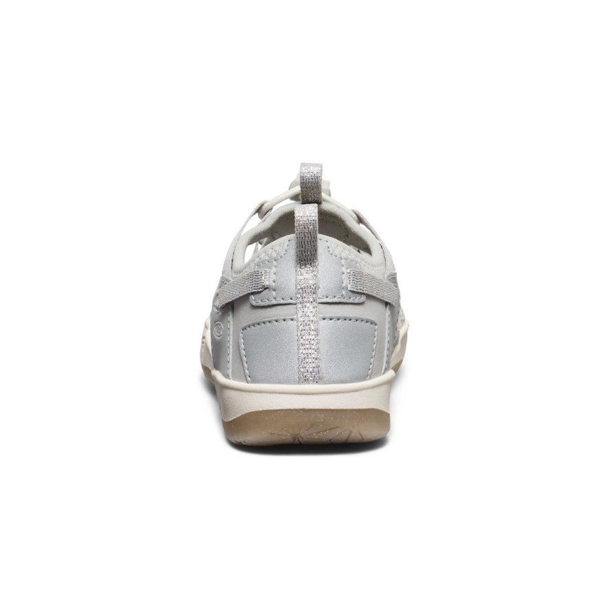 Little Girls' Moxie Sandal - Silver Glitter Comfortable Adjustable Strap Sandals for Toddlers | Perfect for Beach, Pool, and Summer Outdoor Play