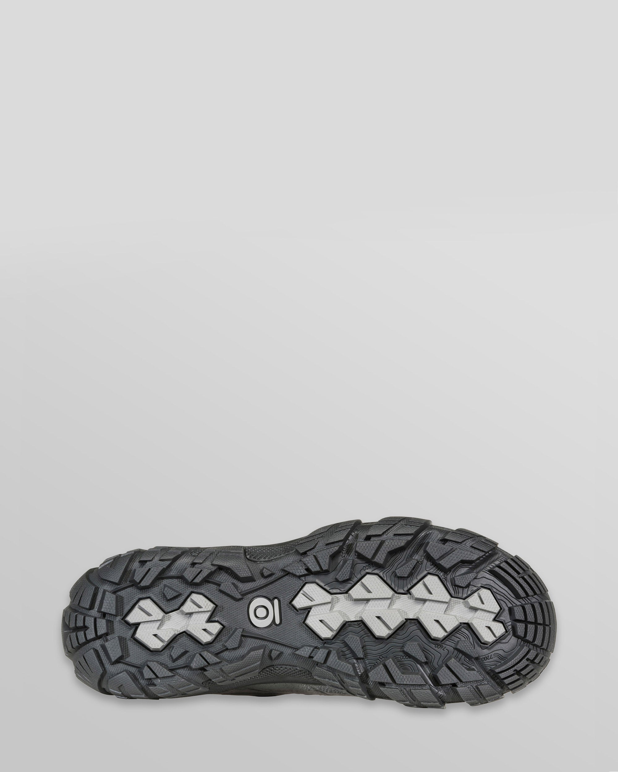 Women's Oboz Sawtooth X Low Waterproof Hiking Shoes - Wide Width - Hazy Gray - Perfect for Trail Hiking & Outdoor Adventures