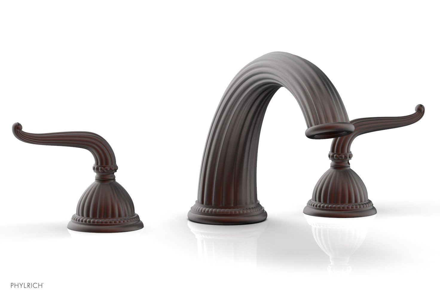 GEORGIAN & BARCELONA Deck Tub Set with Lever Handles K1141P - Modern Bathroom Faucet for Outdoor Deck, Patio or Garden