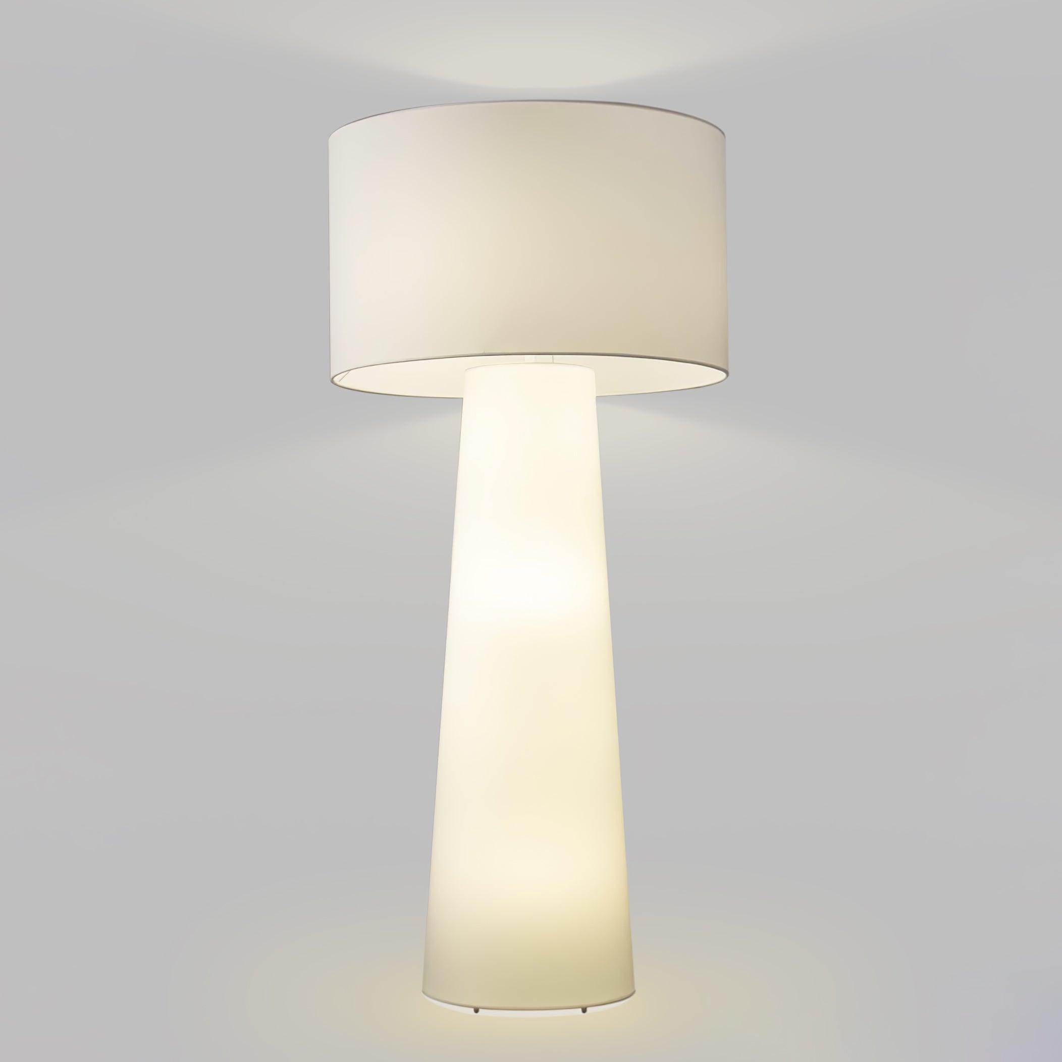 Modern Column Fabric Floor Lamp - Elegant Standing Light for Living Room, Bedroom & Office - Soft Ambient Lighting for Home Decor & Relaxation