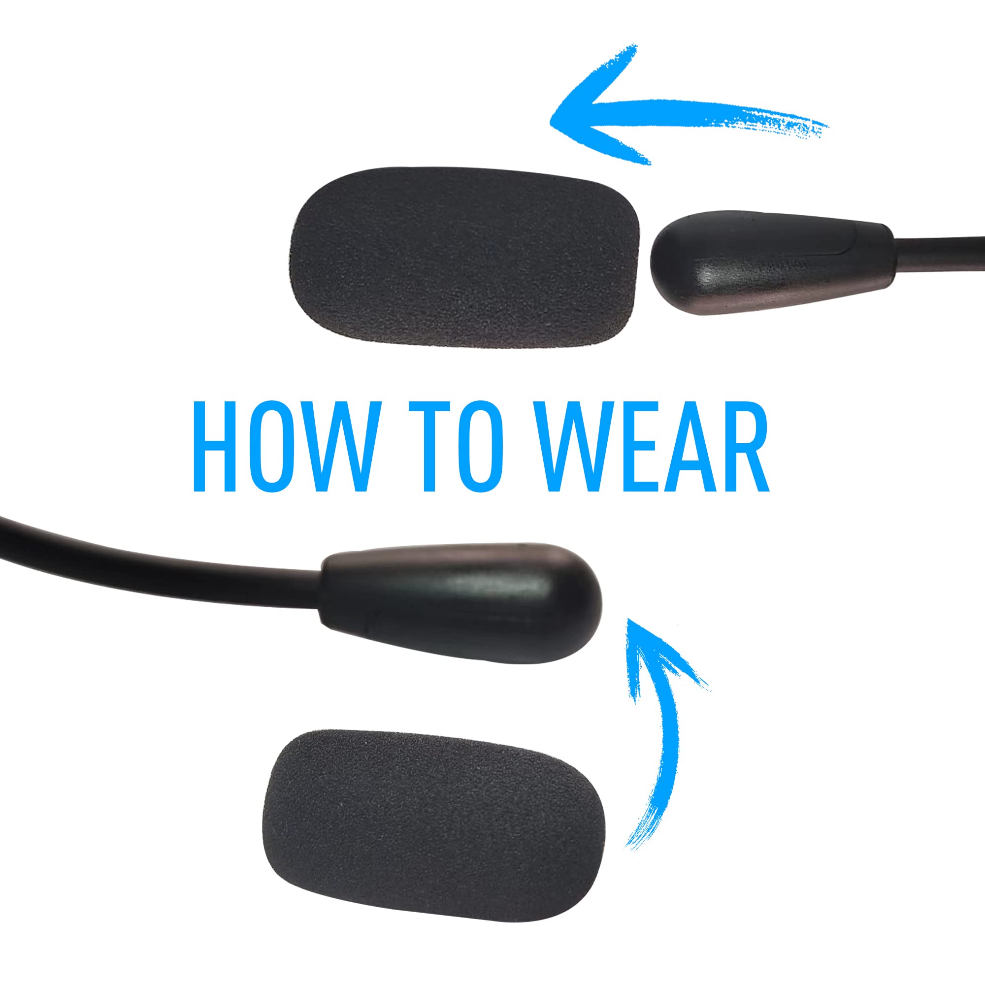 10-Pack Mini Foam Windscreens for Microphones - High-Density Lavalier Mic Covers for Noise Reduction - Perfect for Podcasting, Streaming, and Voice Recording