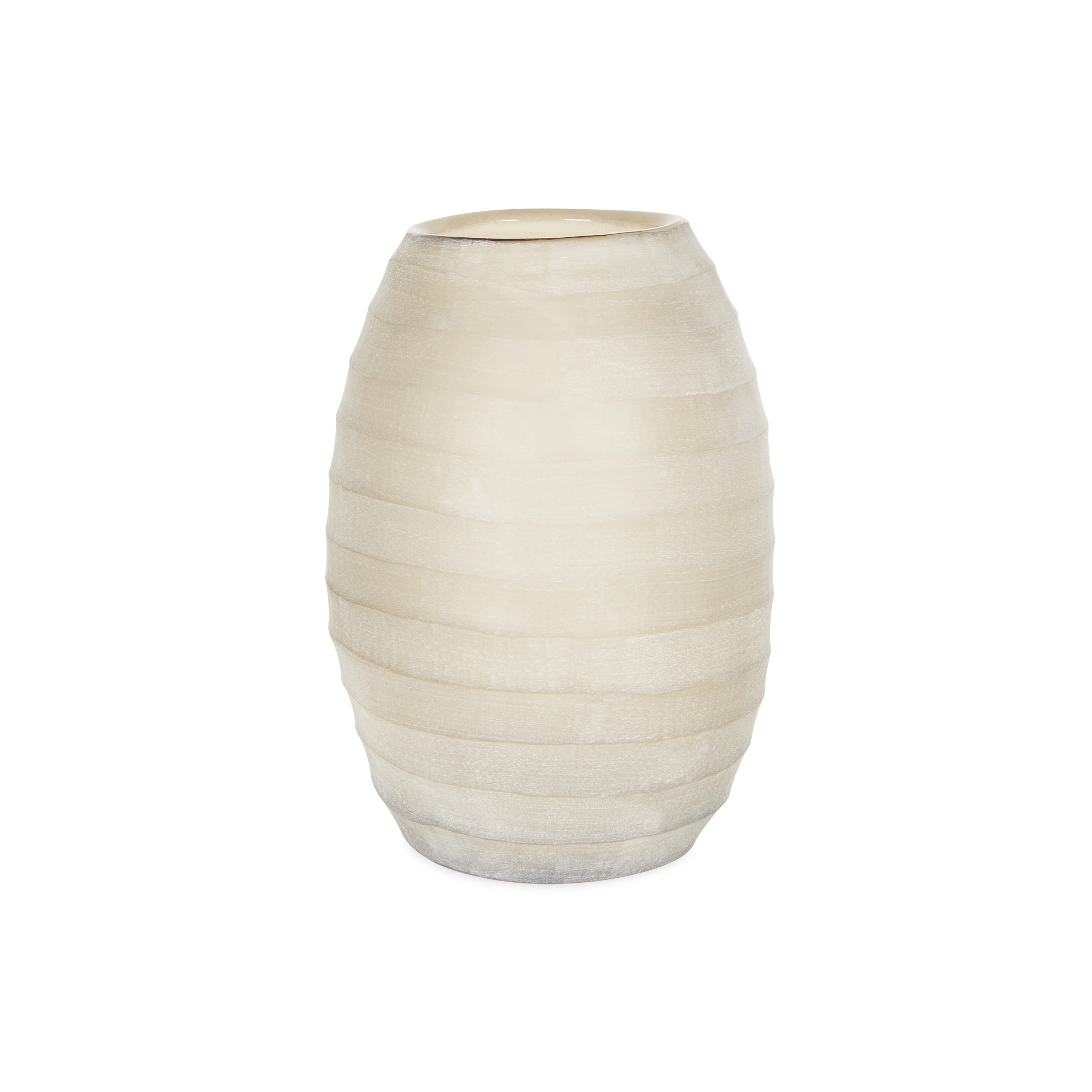 Handmade Carved Glass Vase - Elegant Home Decor for Centerpieces, Wedding Decorations & Living Room Accents
