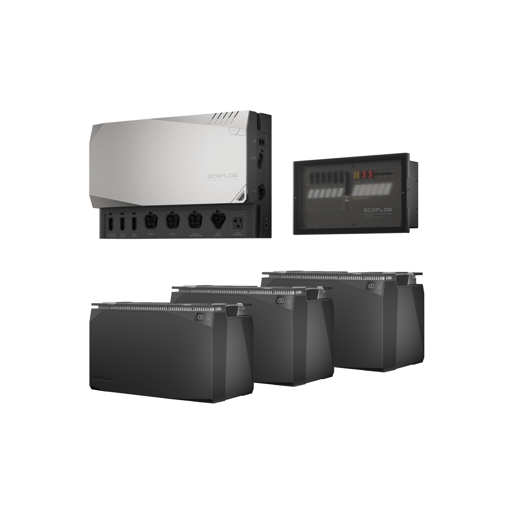 EcoFlow 15kWh Solar Power Kit - Portable Home Battery Backup System for Off-Grid Living, Emergency Power & RV Camping