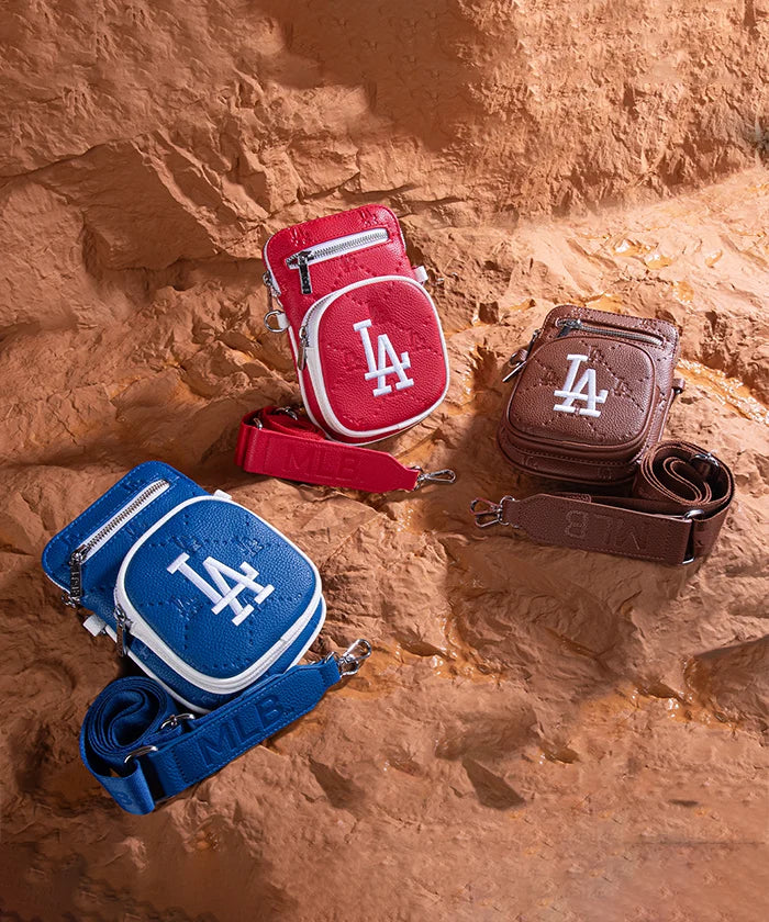 MLB Los Angeles Dodgers Mini Crossbody Bag for Women - Stylish Baseball Fan Accessory for Game Day, Travel & Casual Outings