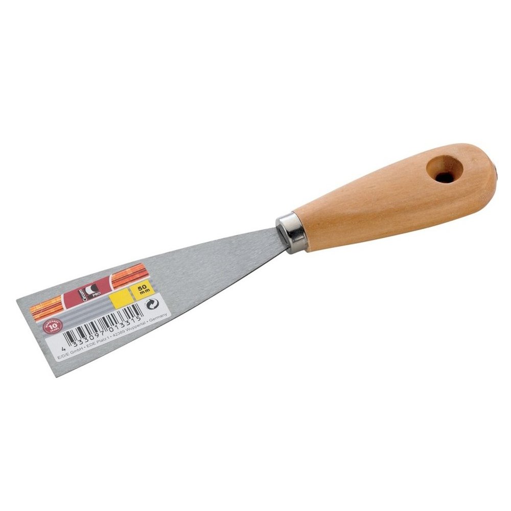 CircumPRO 4333097013346 Professional Painter's Spatula - 100mm Stainless Steel Blade with Silver/Beige Handle - Perfect for Wall Repair, Drywall Patching & DIY Home Improvement Projects