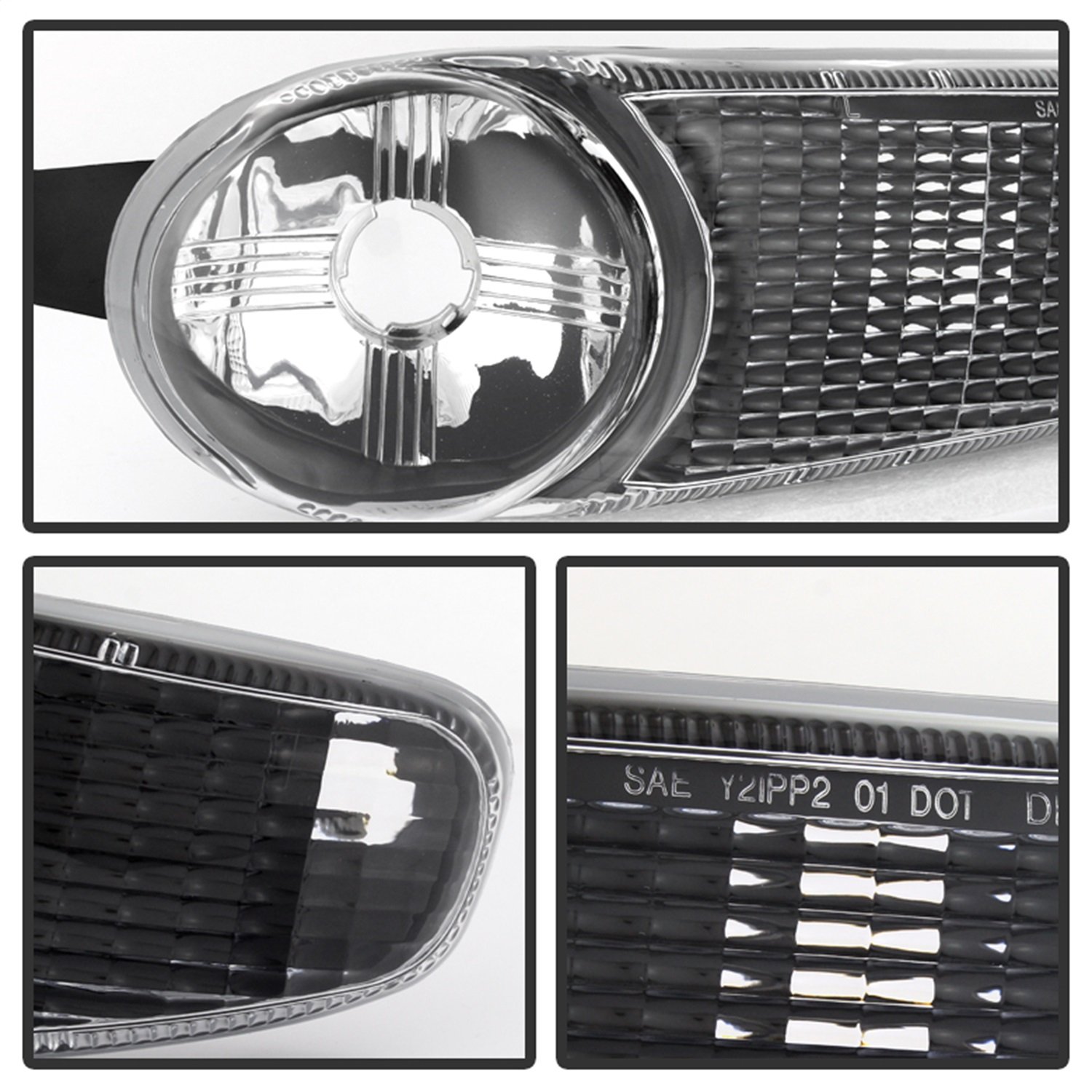 Spyder Auto 9027079 XTune LED Bumper Lights - Black Aftermarket Fog Lights for Enhanced Visibility & Style | Perfect for Off-Roading, Night Driving & Custom Car Upgrades