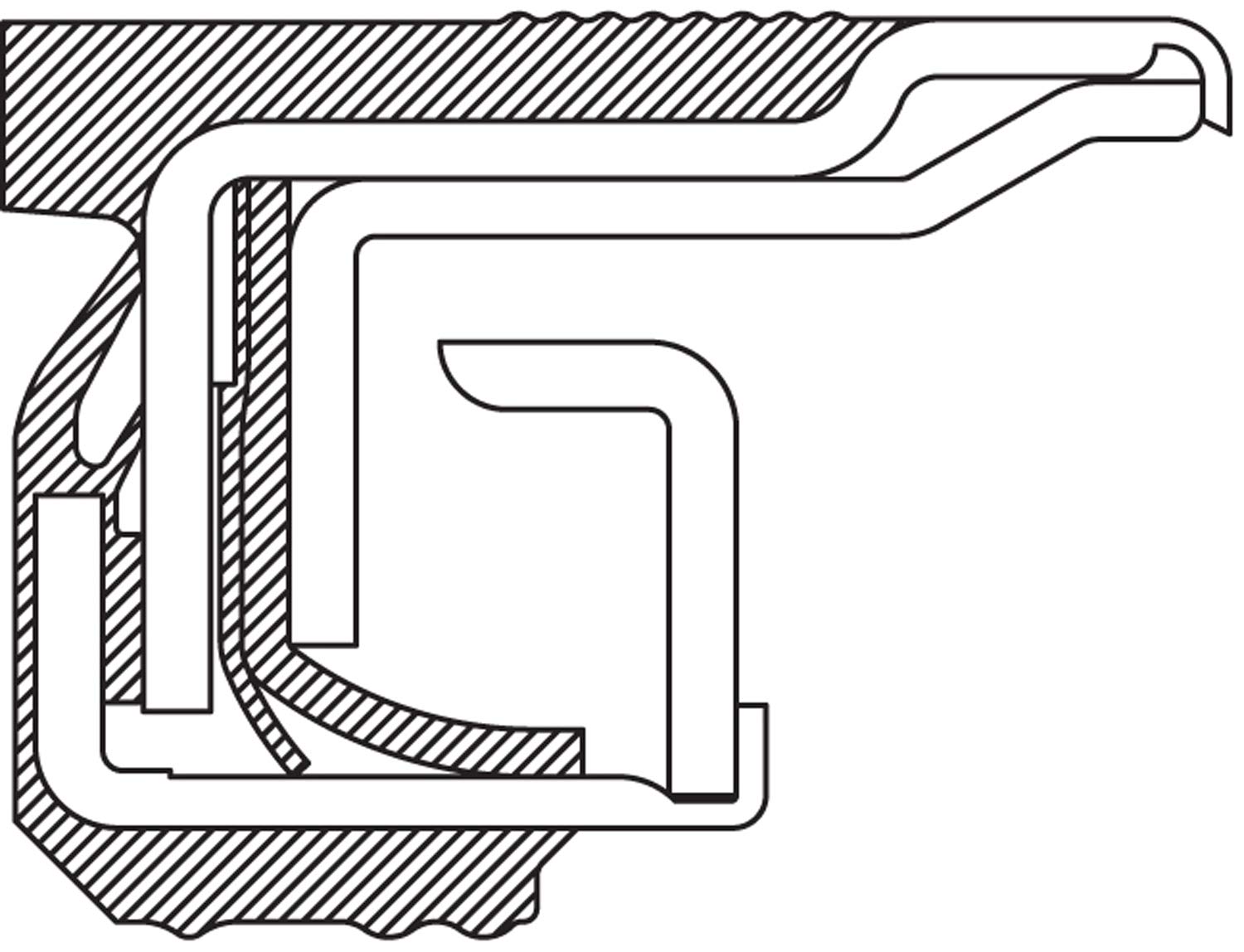 National 380022A Oil Bath Seal - High-Performance Oil Seal for Automotive & Industrial Applications - Perfect for Engines, Pumps, and Heavy Machinery