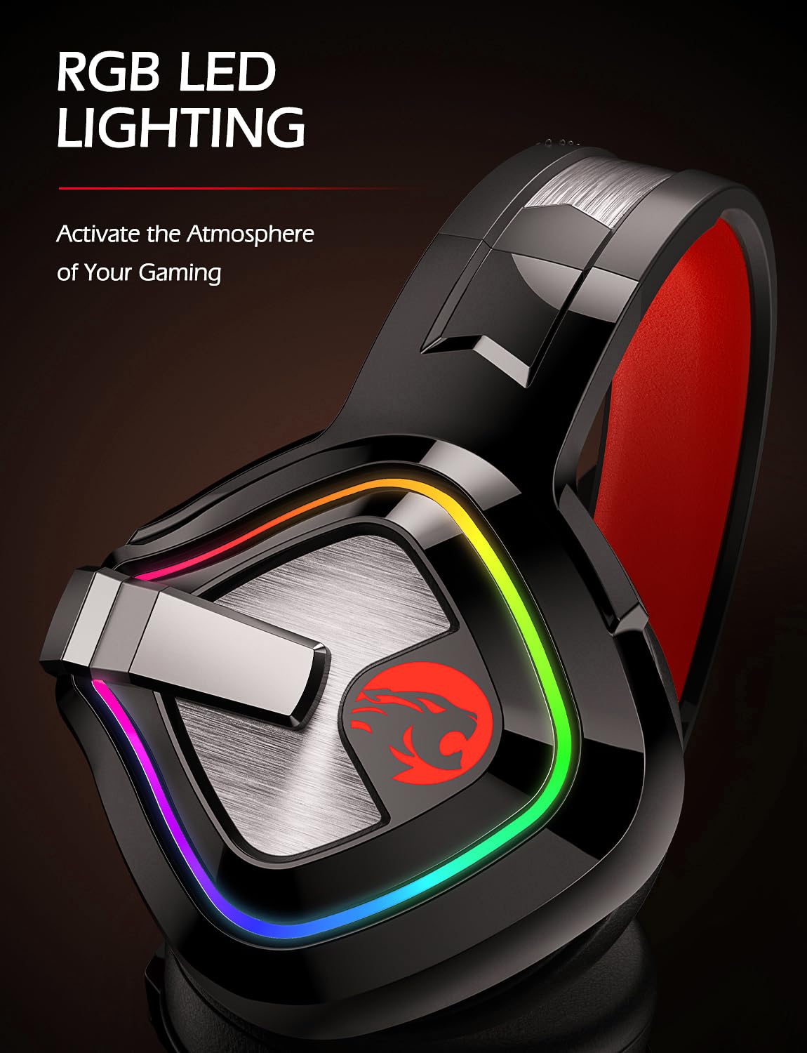 ZIUMIER Gaming Headset with Noise Canceling Microphone & Stereo Surround Sound - Wired 3.5mm Headphones for PC, PS4, PS5, Xbox One, Xbox Series X/S, Nintendo Switch - Perfect for Competitive Gaming & Online Chat