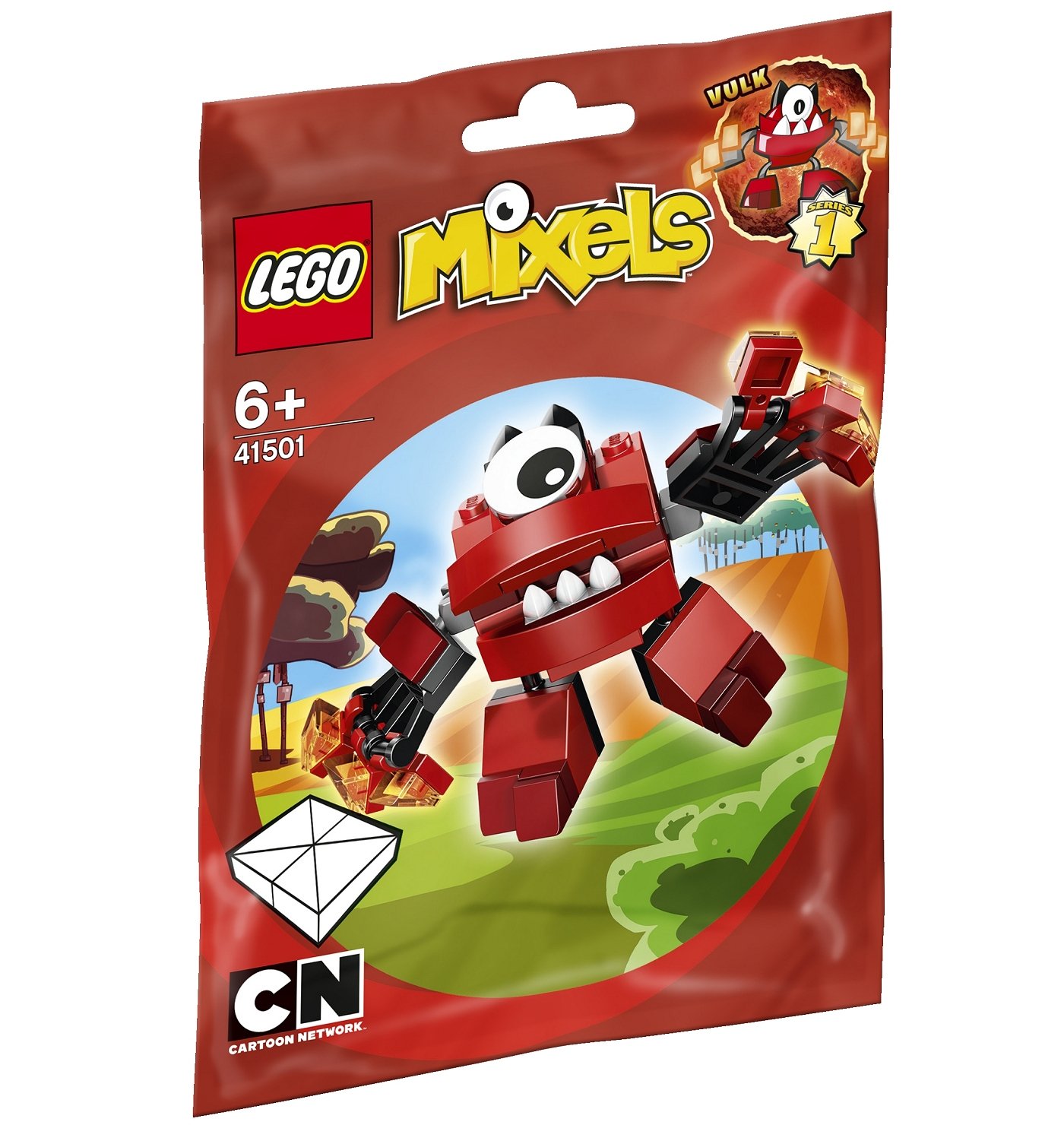 LEGO Mixels Series 1 Vulk Building Set 41501 - Creative Construction Toy for Kids, Collectible Character Building Blocks - Perfect for Playtime, Gifts & Display