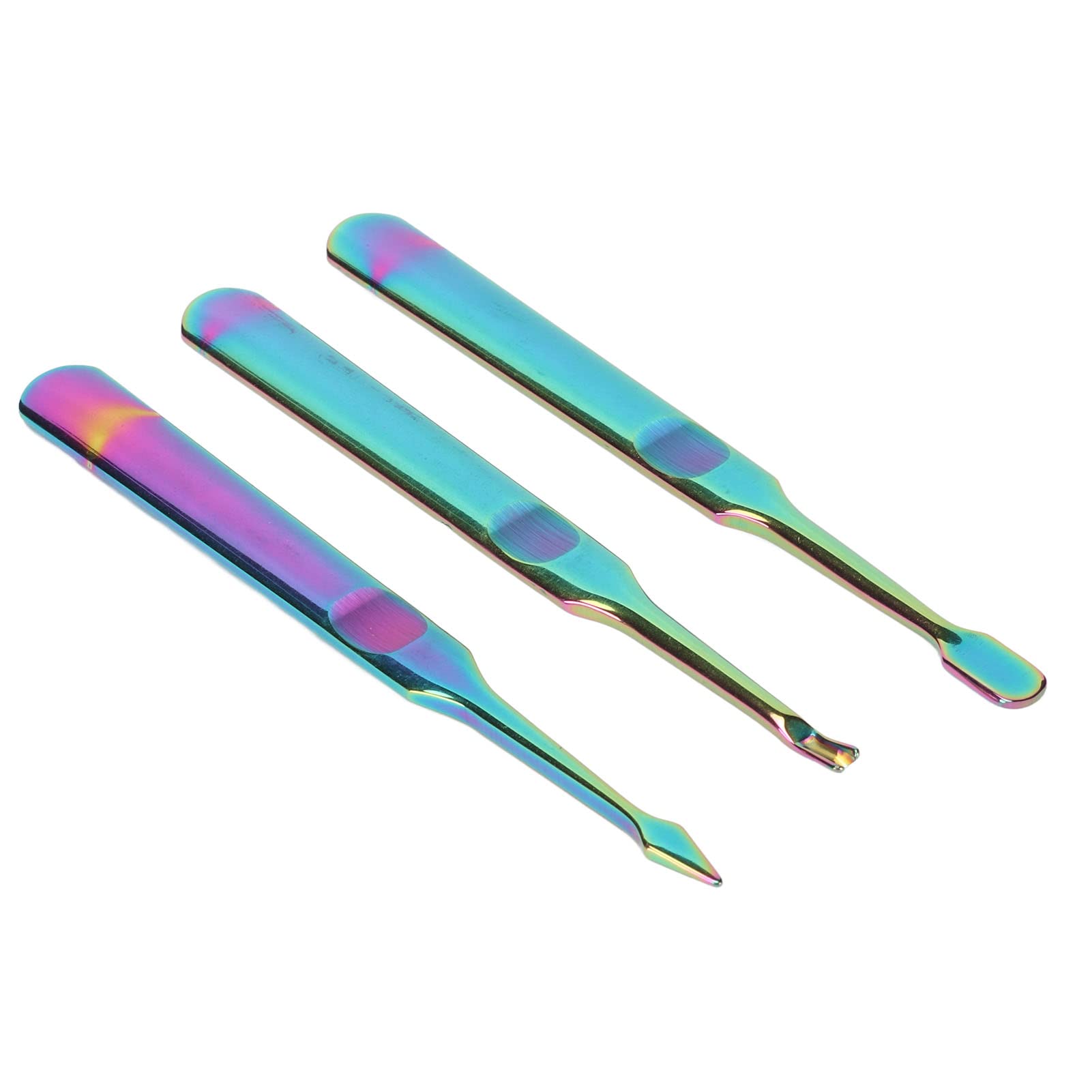 Professional Nail Cuticle Scraper & Dead Skin Remover Fork - Stainless Steel Manicure Tool for At-Home & Salon Nail Care