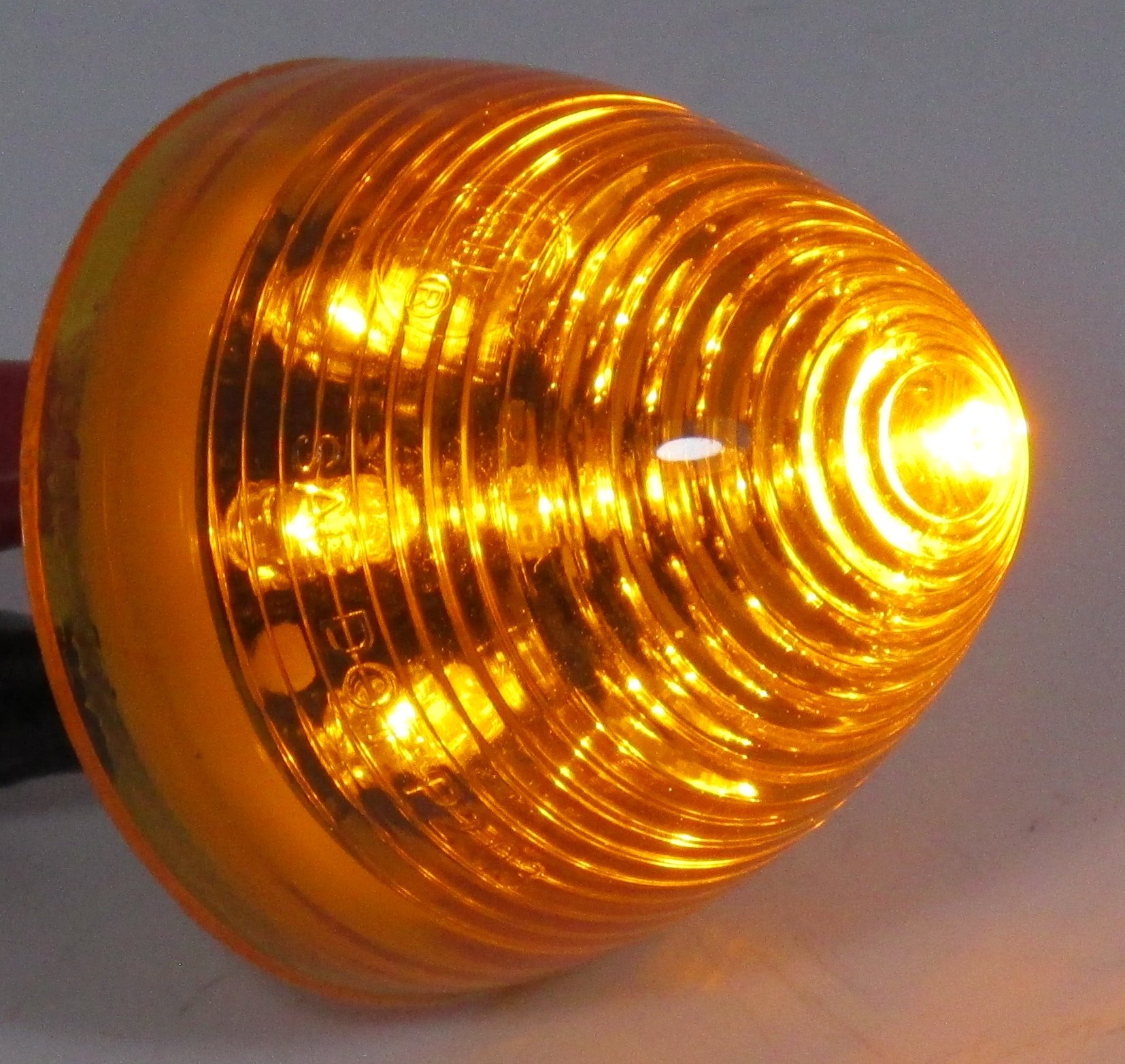 Kaper II 1M-M05A Amber LED Marker Light & Clearance Light for Trucks, Trailers, Boats - Durable Waterproof Side Marker Lights for Safe Night Driving & Parking