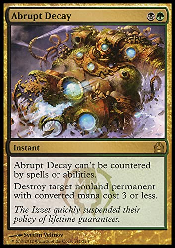 MTG Magic: The Gathering - Abrupt Decay (141) Return to Ravnica RTR - Rare Magic Card for Modern & Commander Decks | Perfect for Competitive Play & Collectors