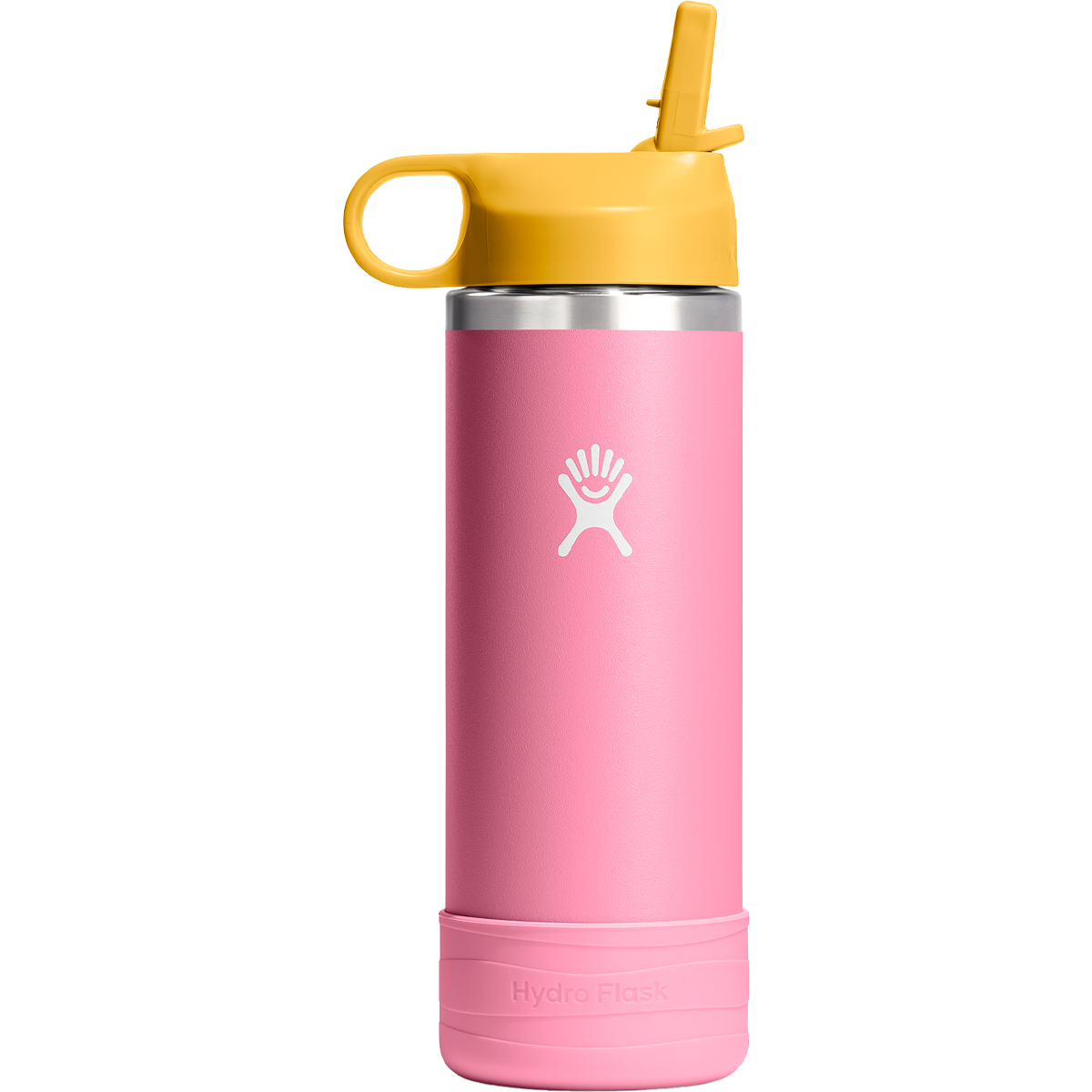 18 oz Kids Wide Straw Lid & Boot - BPA-Free Spill-Proof Water Bottle for School, Sports & Outdoor Activities