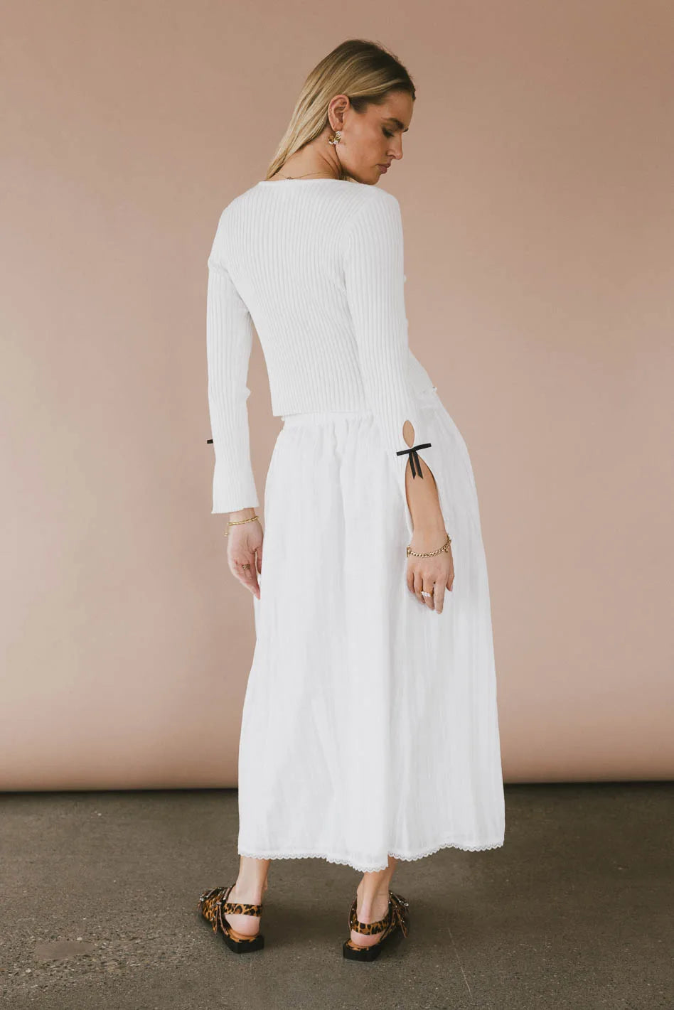 Junie Maxi Skirt for Women - Flowy Boho Long Skirt with Pockets, High Waist A-Line Summer Beach Skirt | Perfect for Vacation, Music Festivals & Boho Chic Outfits