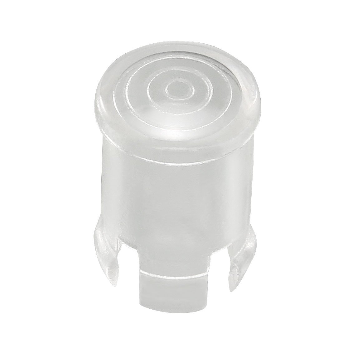 50Pcs 5mm LED Lamp Socket Holders - Clear Plastic Light-Emitting Diode Clip Bezel Mount for Panel Display & DIY Lighting Projects - Perfect for Home, Office, and Workshop Use