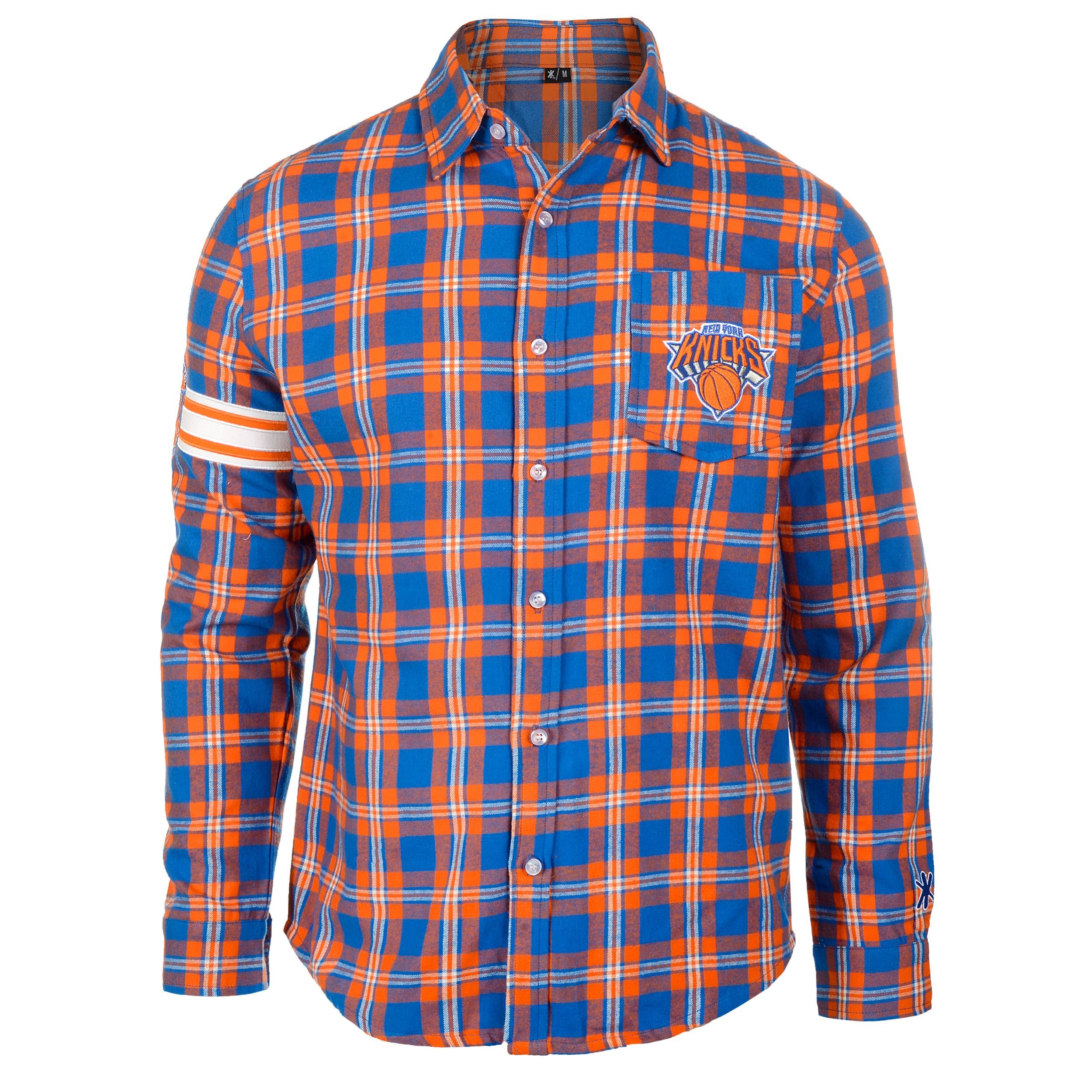 FOCO NBA Atlanta Hawks Men's Wordmark Flannel Shirt - Officially Licensed NBA Apparel for Basketball Fans - Perfect for Game Day, Casual Wear & Sports Events