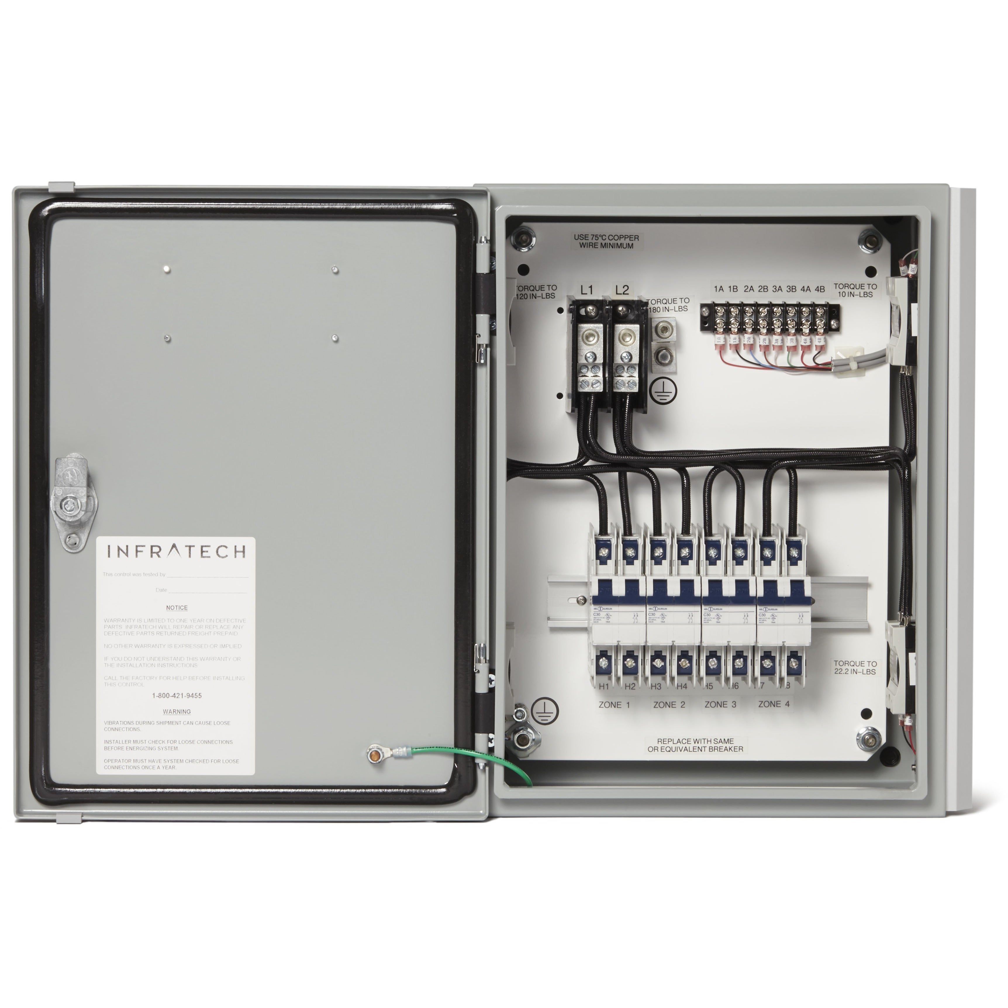 Infratech Solid State Control Boxes - Reliable Temperature Regulation for Industrial & Commercial Heating Systems