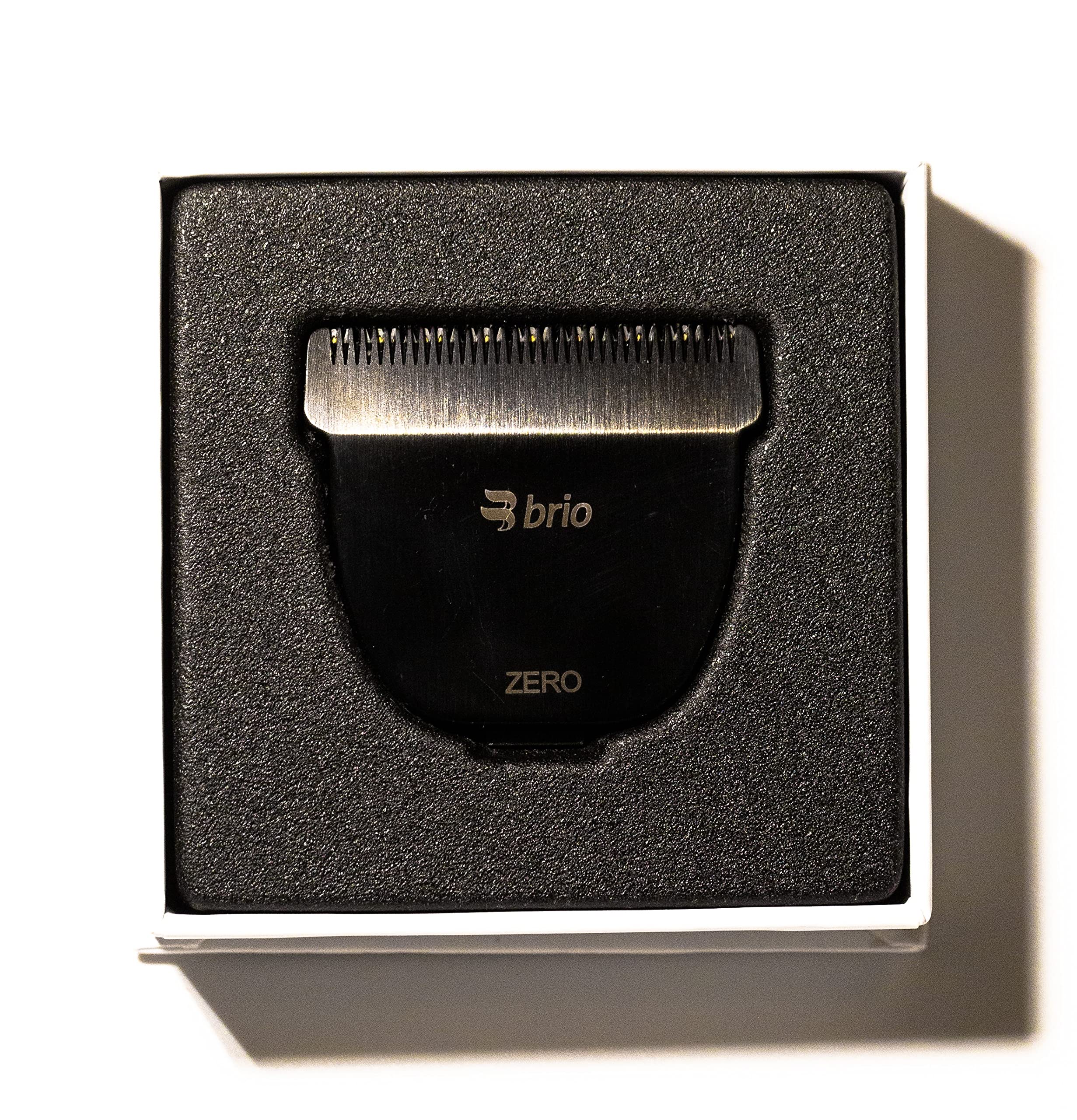 Brio Beardscape V1 & V2 Compatible Replacement Blades - Zero Blade Black, Body Blade & Protective Case Set for Precision Beard Trimming | Perfect for Home Grooming, Travel & Professional Barbers