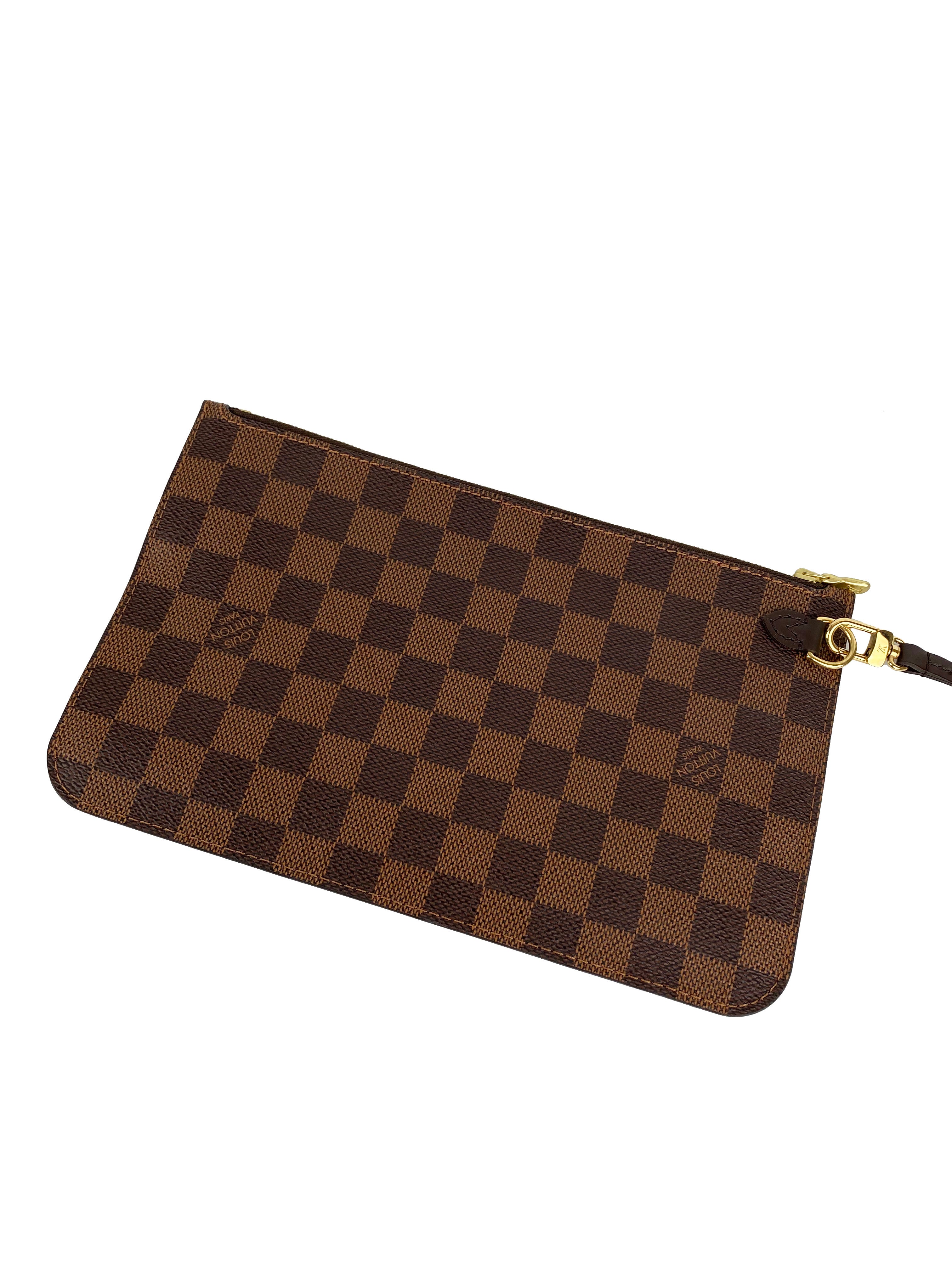 Authentic Louis Vuitton Damier Ebene Neverfull MM Tote Bag - Luxury Designer Handbag for Women, Perfect for Work, Travel & Everyday Use