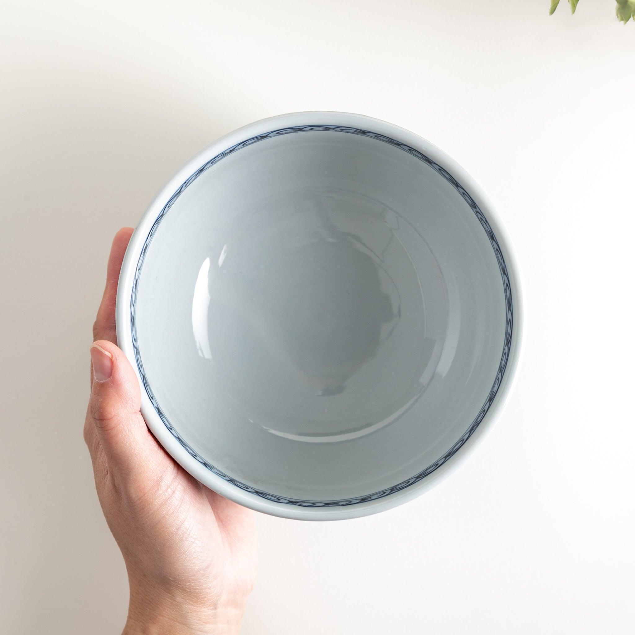 Vintage Hand-Dyed Ceramic Donburi Bowl - Japanese Rice & Noodle Serving Dish for Ramen, Sushi & Asian Cuisine | Perfect for Home Dining & Restaurant Use