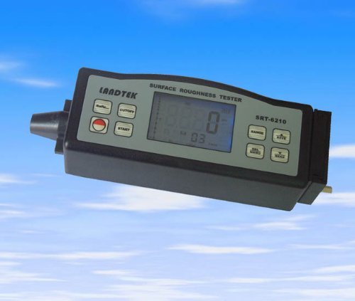 SRT-6210 Digital Portable Surface Roughness Tester - Measure Ra, Rz, Rq, Rt Parameters - Ideal for Metalworking, Automotive & Quality Control Inspections