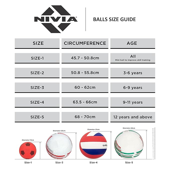 Nivia Classic Volleyball - Official Size & Weight for Indoor and Outdoor Games - Perfect for Beach, Court, and Backyard Play
