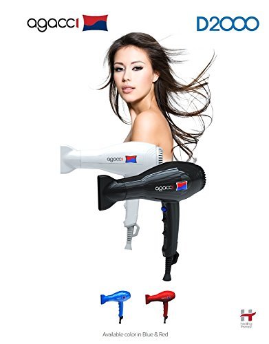 Shiny & Healthy Hair Fast Drying Hair Dryer with Cool Shot Button - Dual Safety System for All Hair Types (Thick/Thin, Curly/Straight) - Perfect for Home & Salon Use