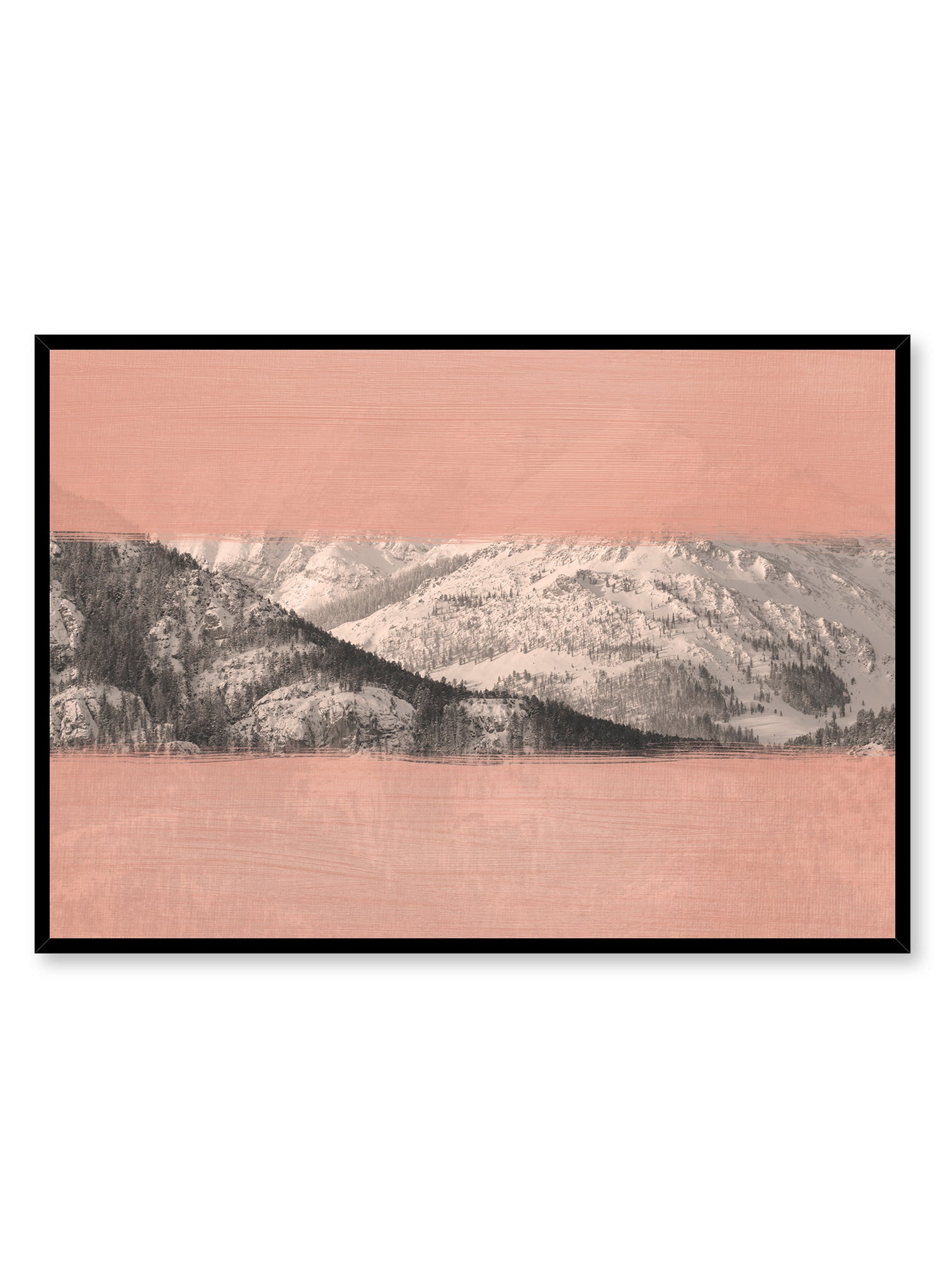 Peak Panorama Poster - Stunning Mountain Landscape Wall Art for Home & Office Decor | Perfect for Living Room, Bedroom, or Gift