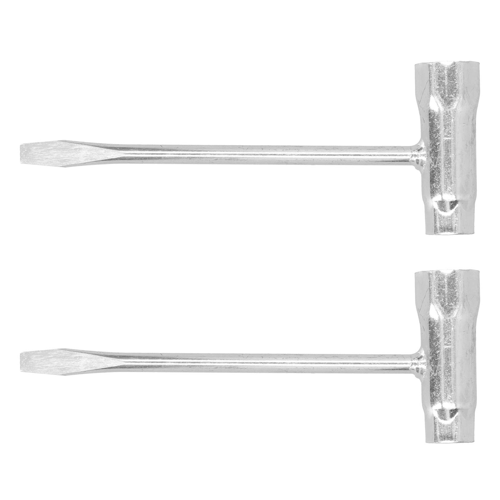 Carbon Steel Socket Spanner Set - T-Shape Chainsaw Combo Wrench for Poulan 200 & Partner P41 Saws | Multi-Functional Tool for Forestry, Woodworking & DIY Projects
