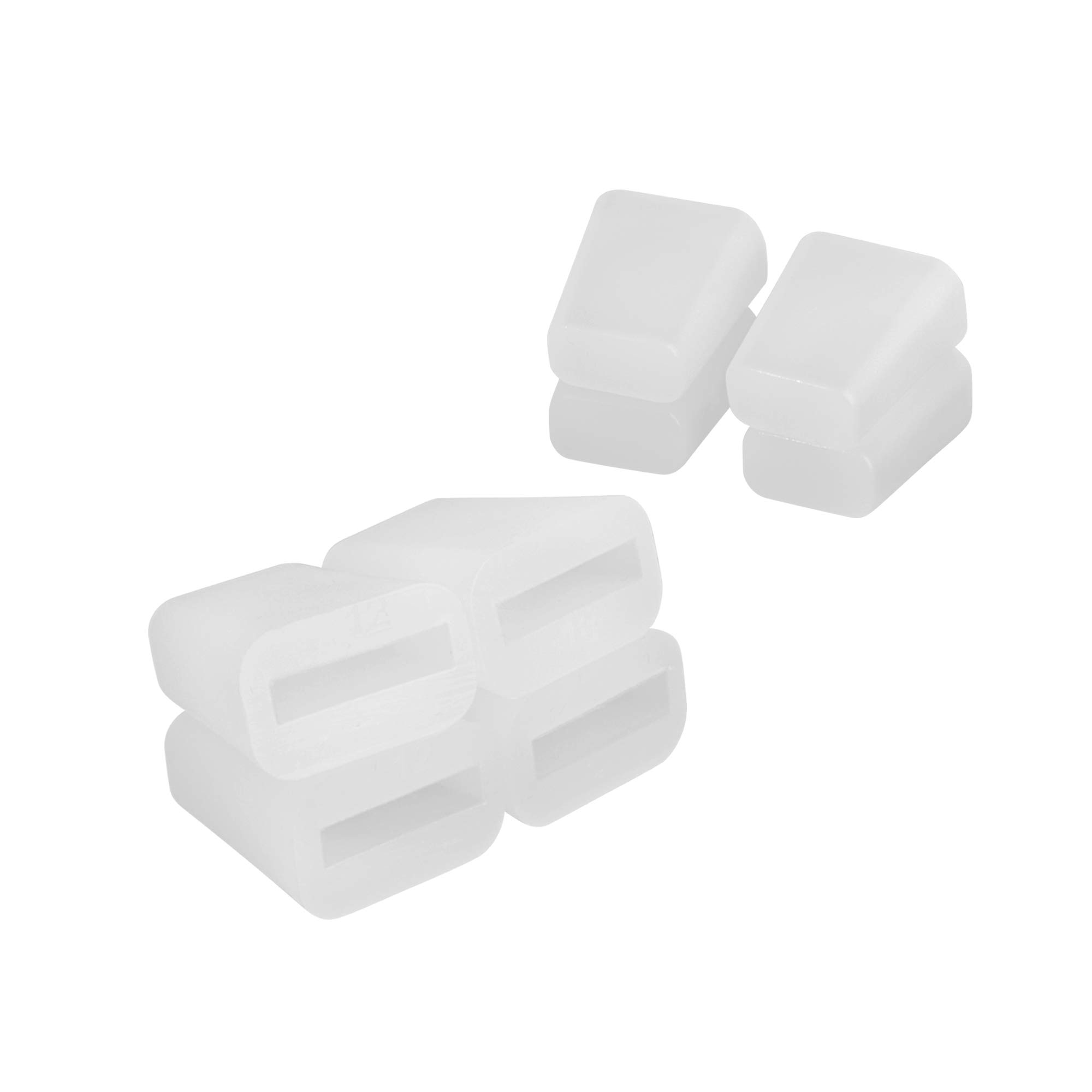 8 PCS White Kitchen Sink Rack Rubber Feet - Replacement for Sink Grid - Non-Slip, Durable & Waterproof - Perfect for Kitchen Organization & Drainage