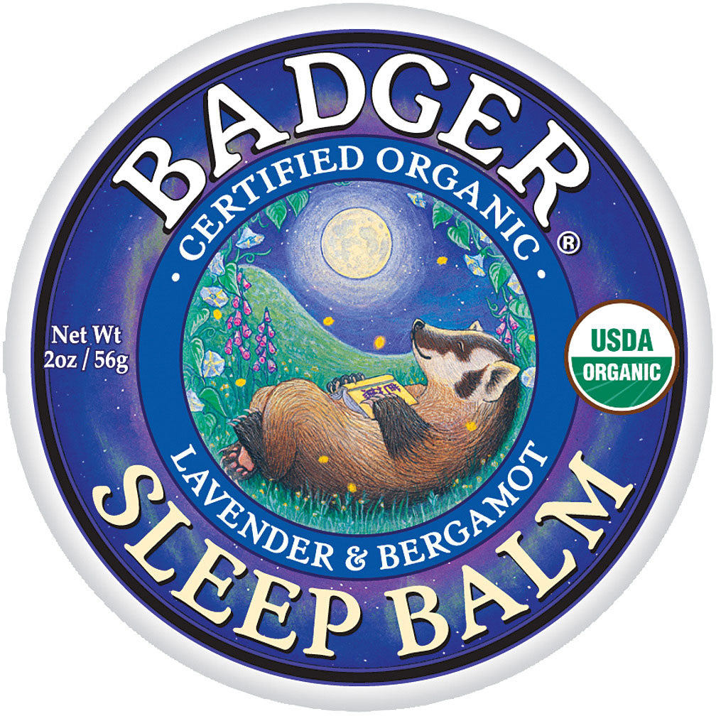 Badger Sleep Balm – Natural Relaxation & Sleep Aid in a 2oz Tin – Perfect for Nighttime Routine, Stress Relief & Better Sleep