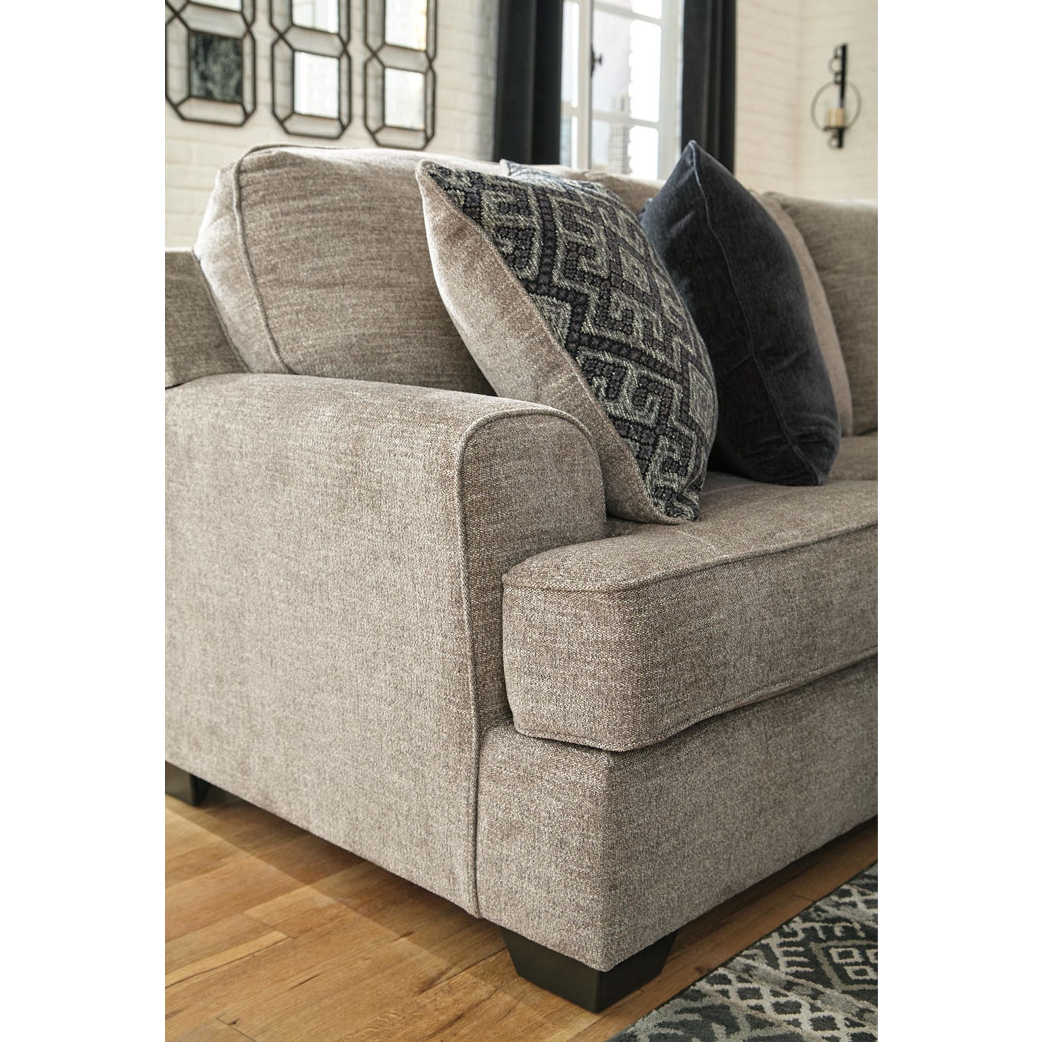 Bavarian 2-Piece Sectional Sofa Set - Modern L-Shaped Living Room Couch for Small Spaces & Apartments