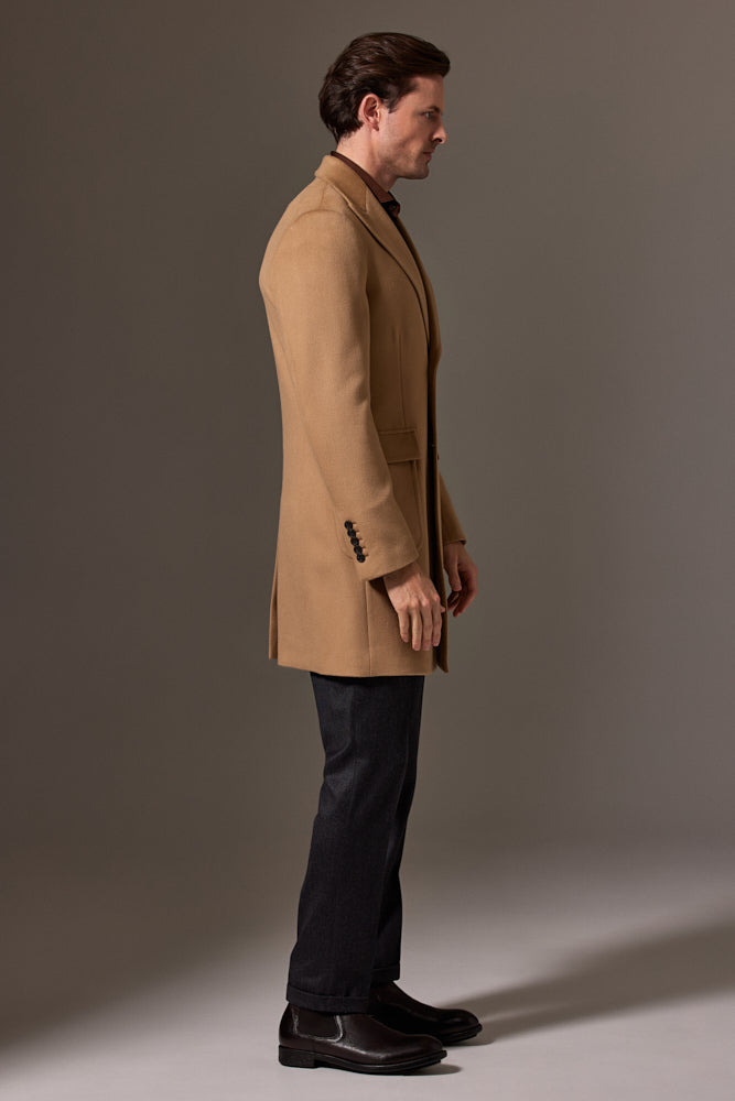 Premium Camel Wool Silk Blend Coat for Women | The Carter Peak Winter Coat | Warm & Stylish Outerwear for Cold Weather, Office & Casual Wear